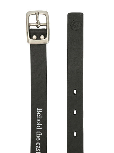 UNDERCOVER quote-print belt outlook