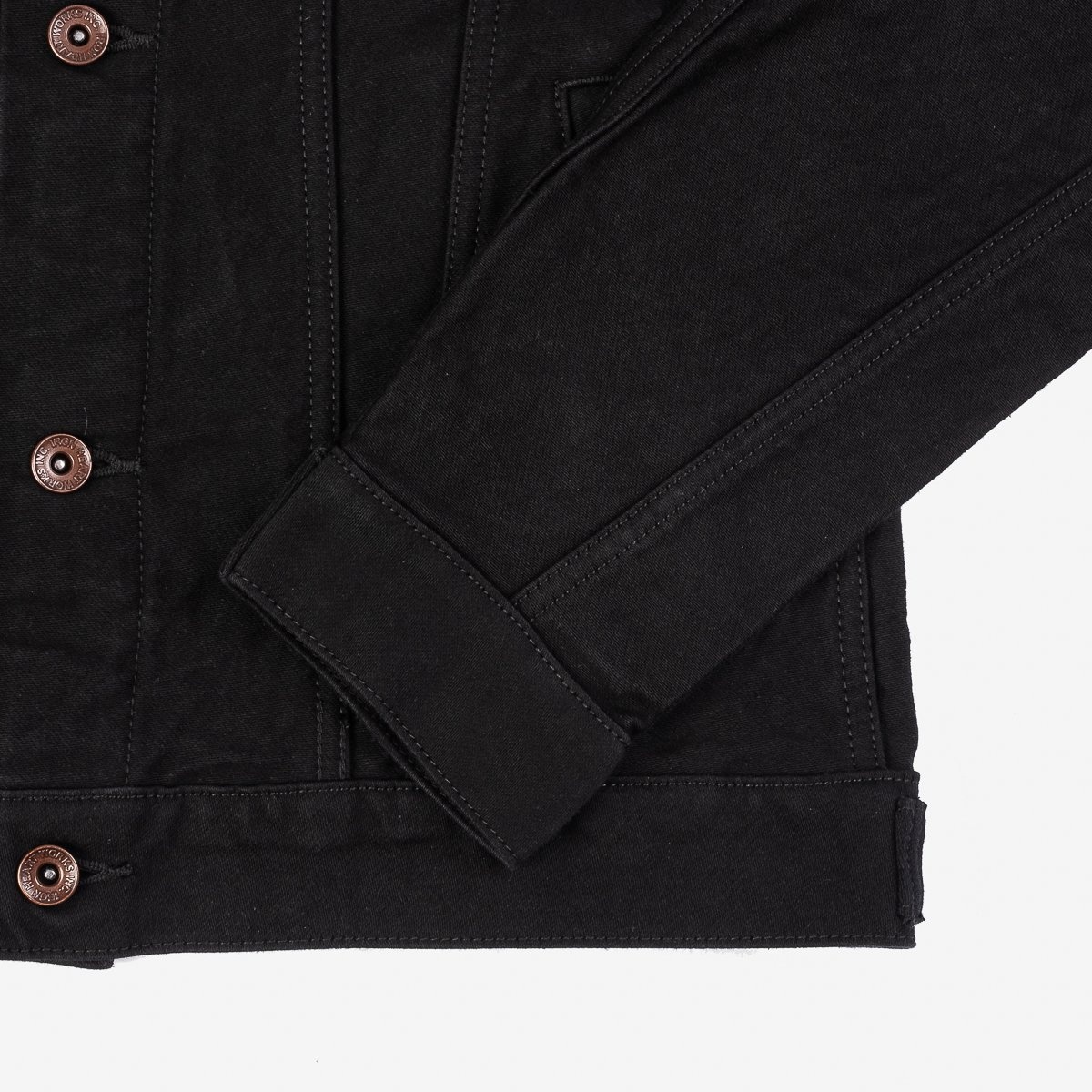 12oz Moleskin Modified Type III Jacket - Black - 8