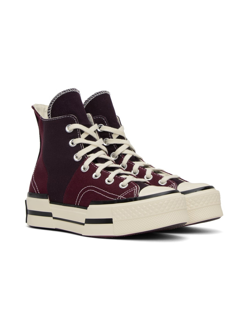 Burgundy Chuck 70 Plus Sneakers 4