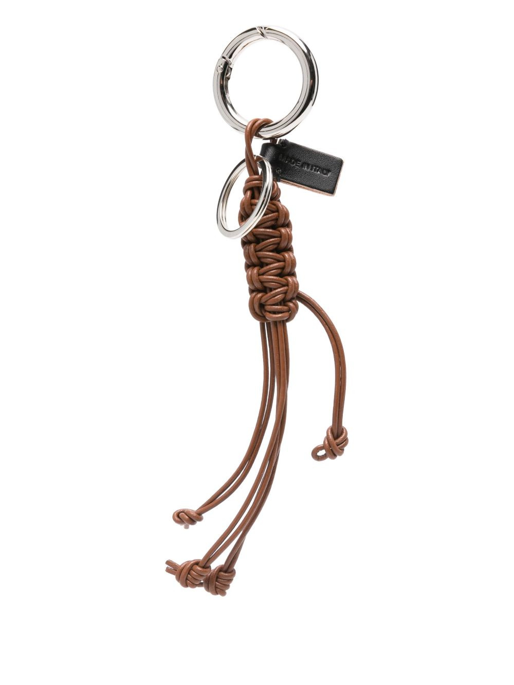 Pili braided-leather keyring - 2