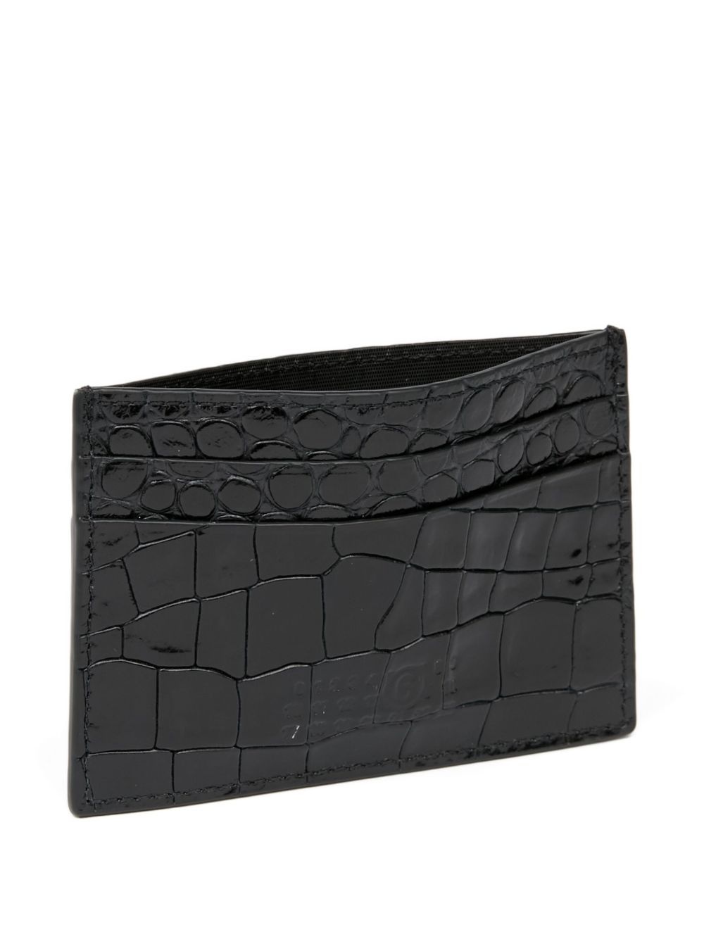 crocodile-embossed cardholder - 3