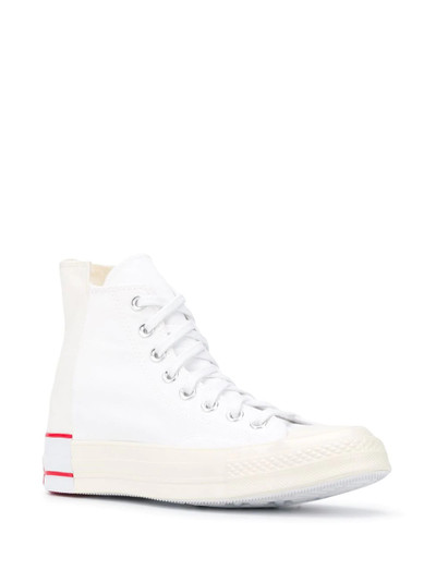 Converse high-top lace-up trainers outlook