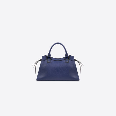 BALENCIAGA Women's Neo Classic Small Handbag in Blue outlook