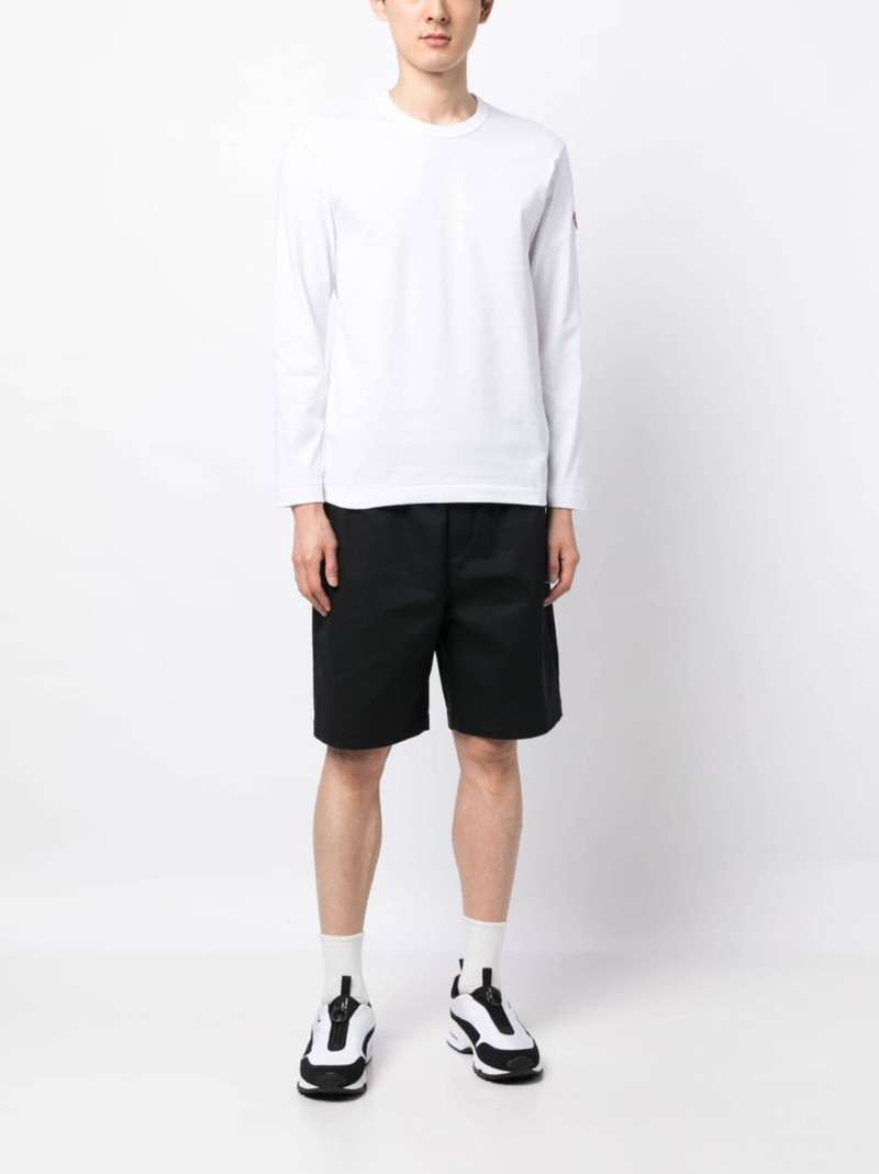 Comme des Garçons PLAY x the Artist Invader pixelated-appliqué T-shirt outlook