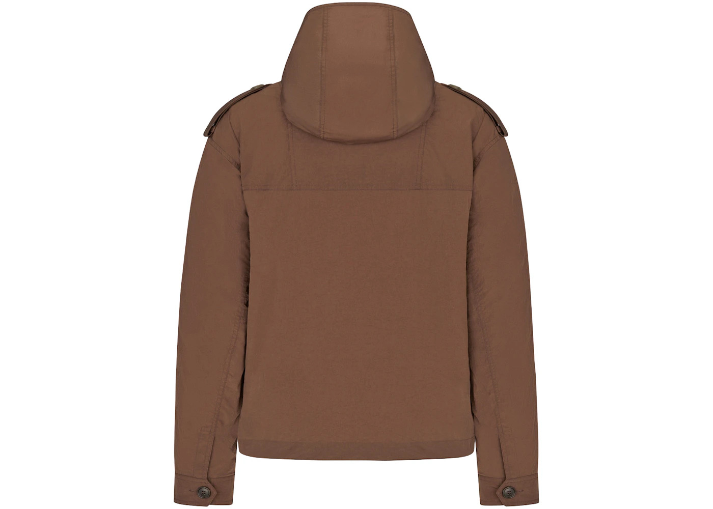 Dior x CACTUS JACK Hooded Anorak Coffee Brown - 2