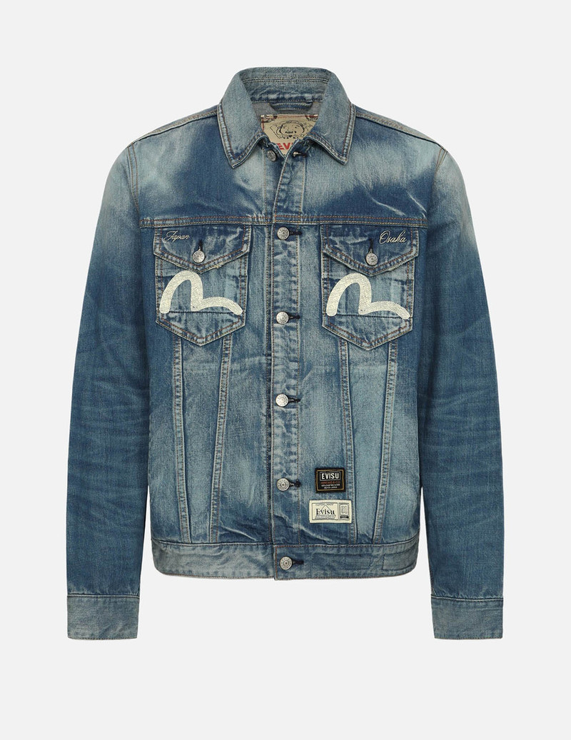 Classic Daicock Print Denim Jacket 1