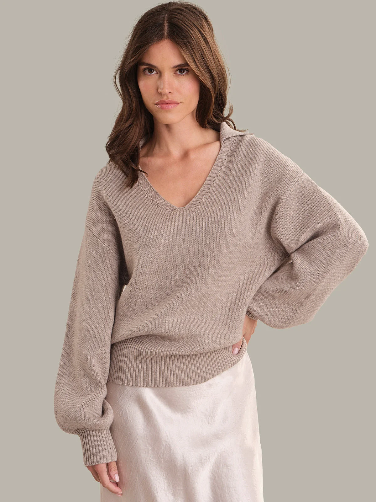 Skylar: Cashmere Blend Polo - 1