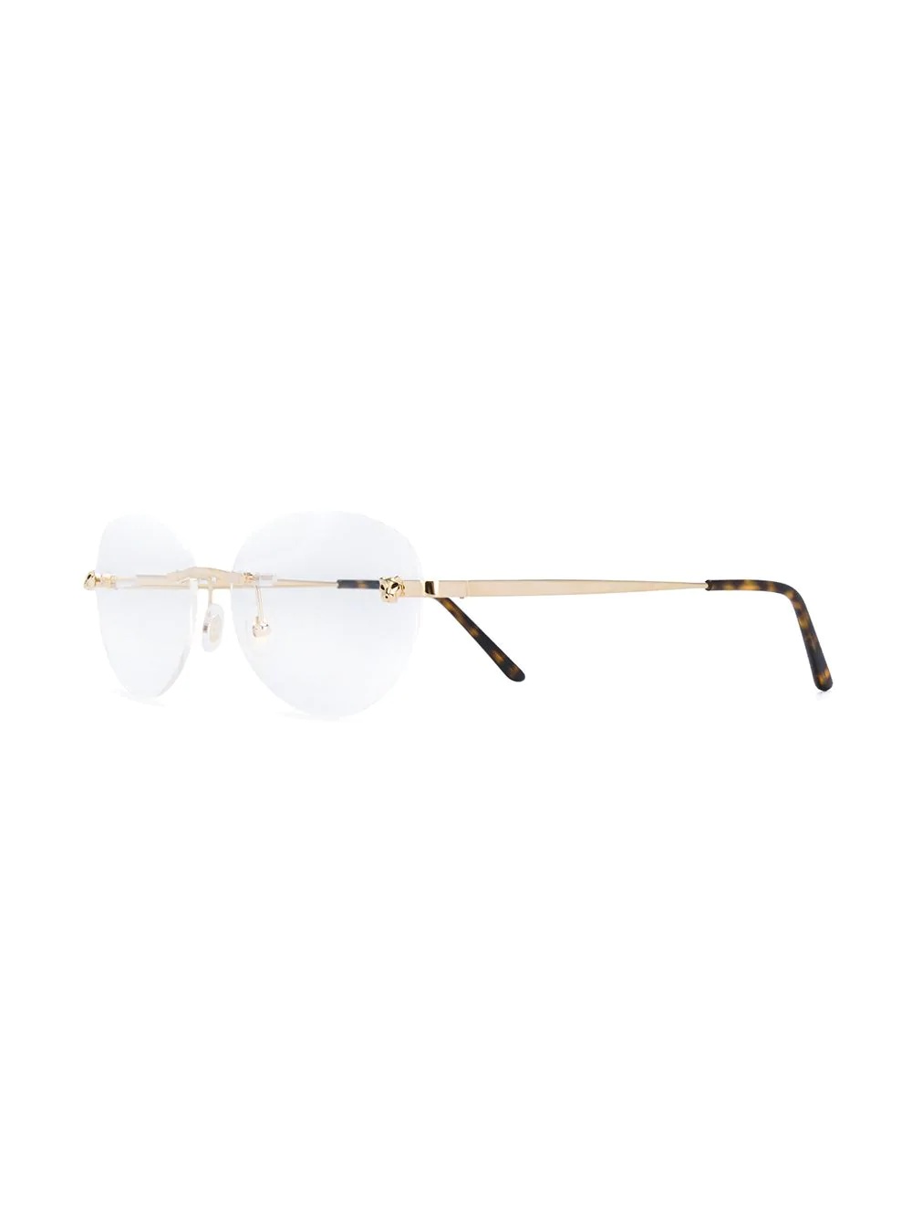 Panthère rectangular frame glasses - 2