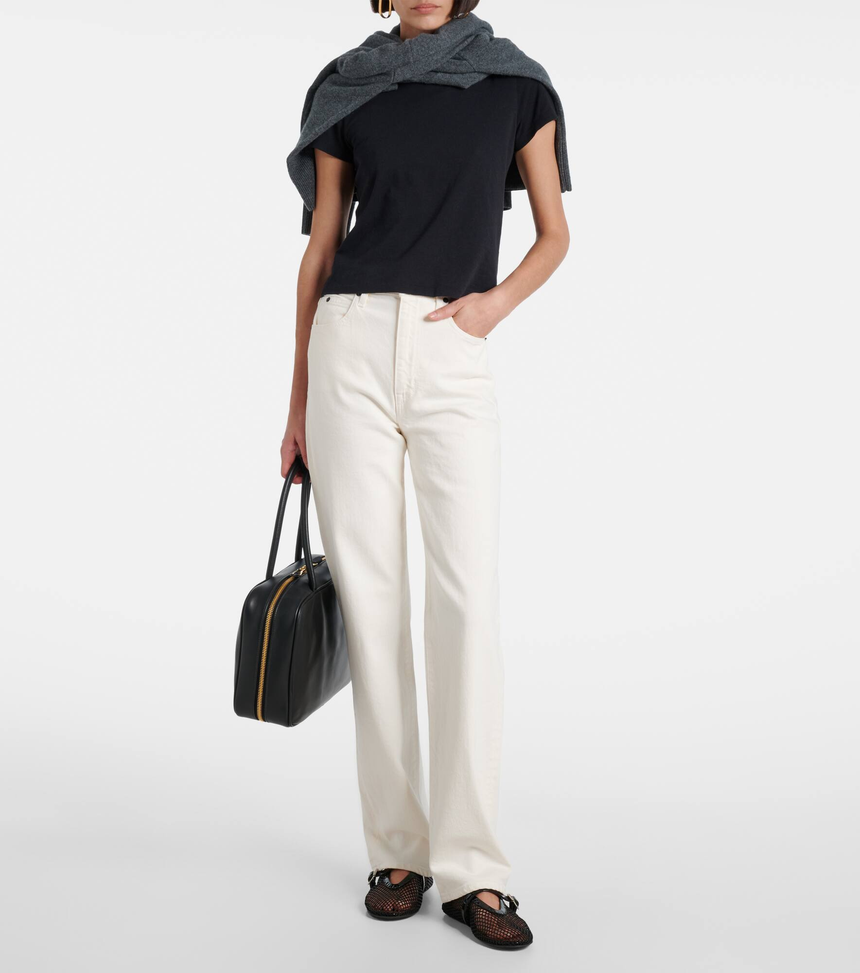 London high-rise straight jeans - 2