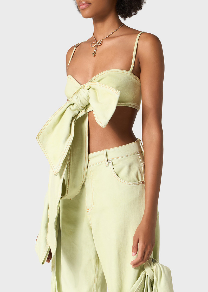 DENIM TOP WITH BOW 5