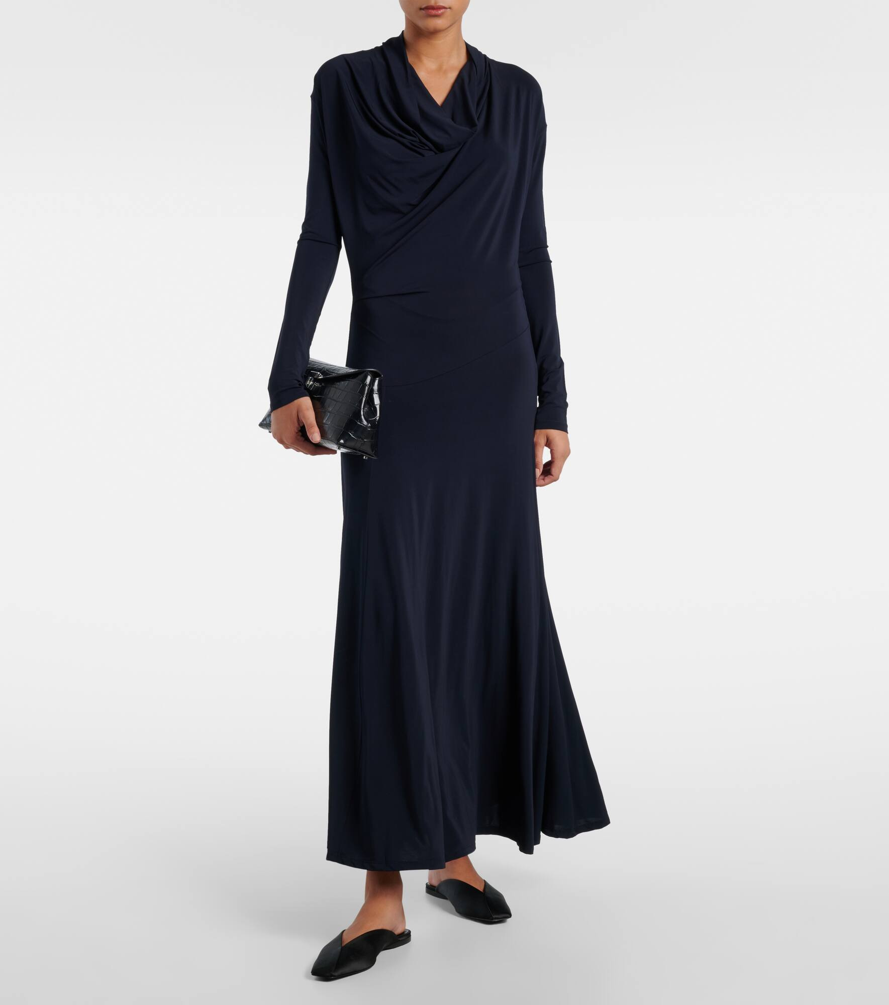 Eadan draped jersey midi dress - 2