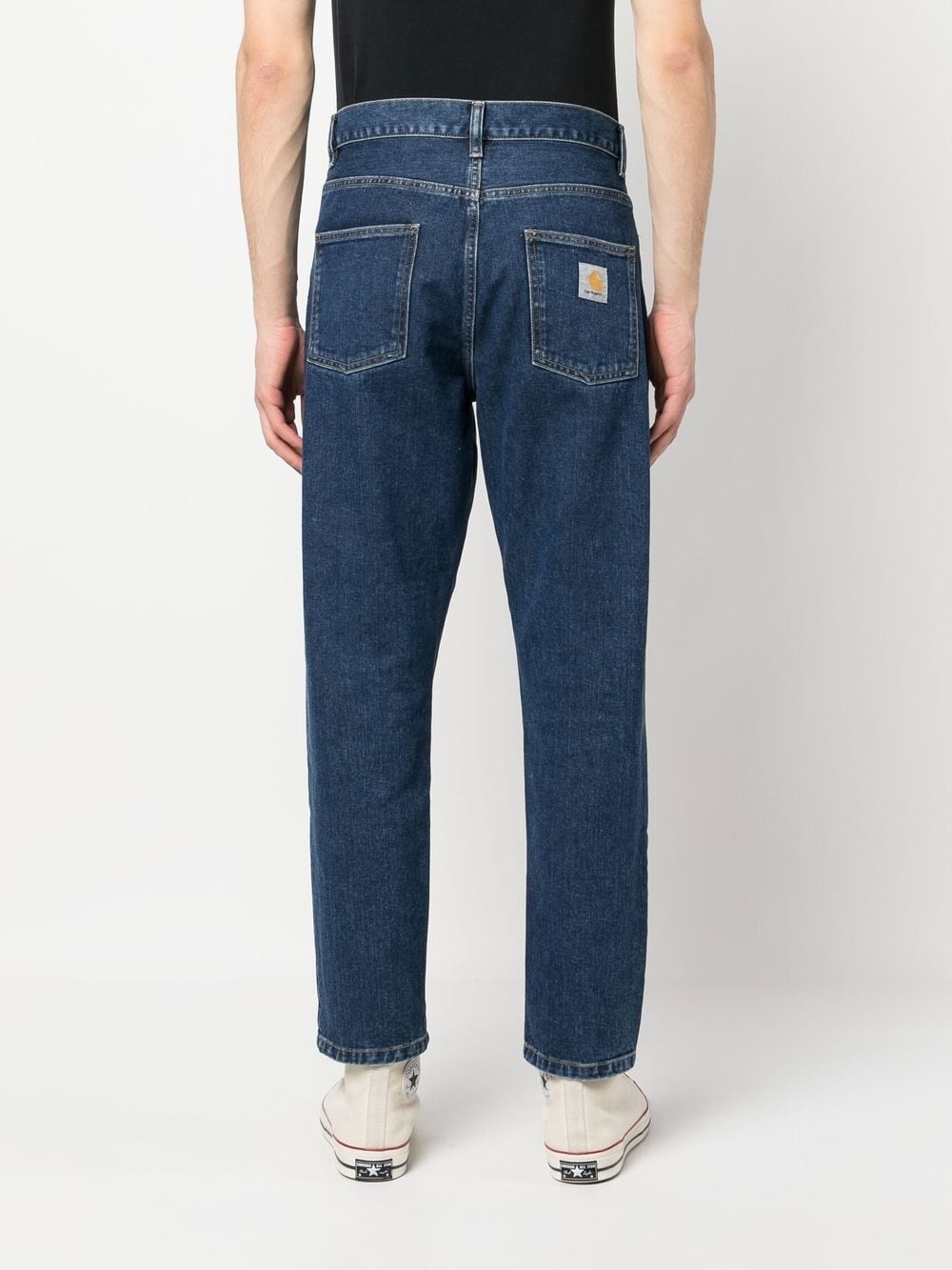 low-rise straight-leg jeans - 4