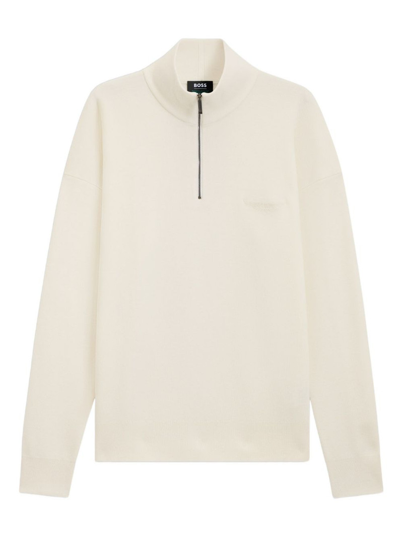 zip-neck sweater 1