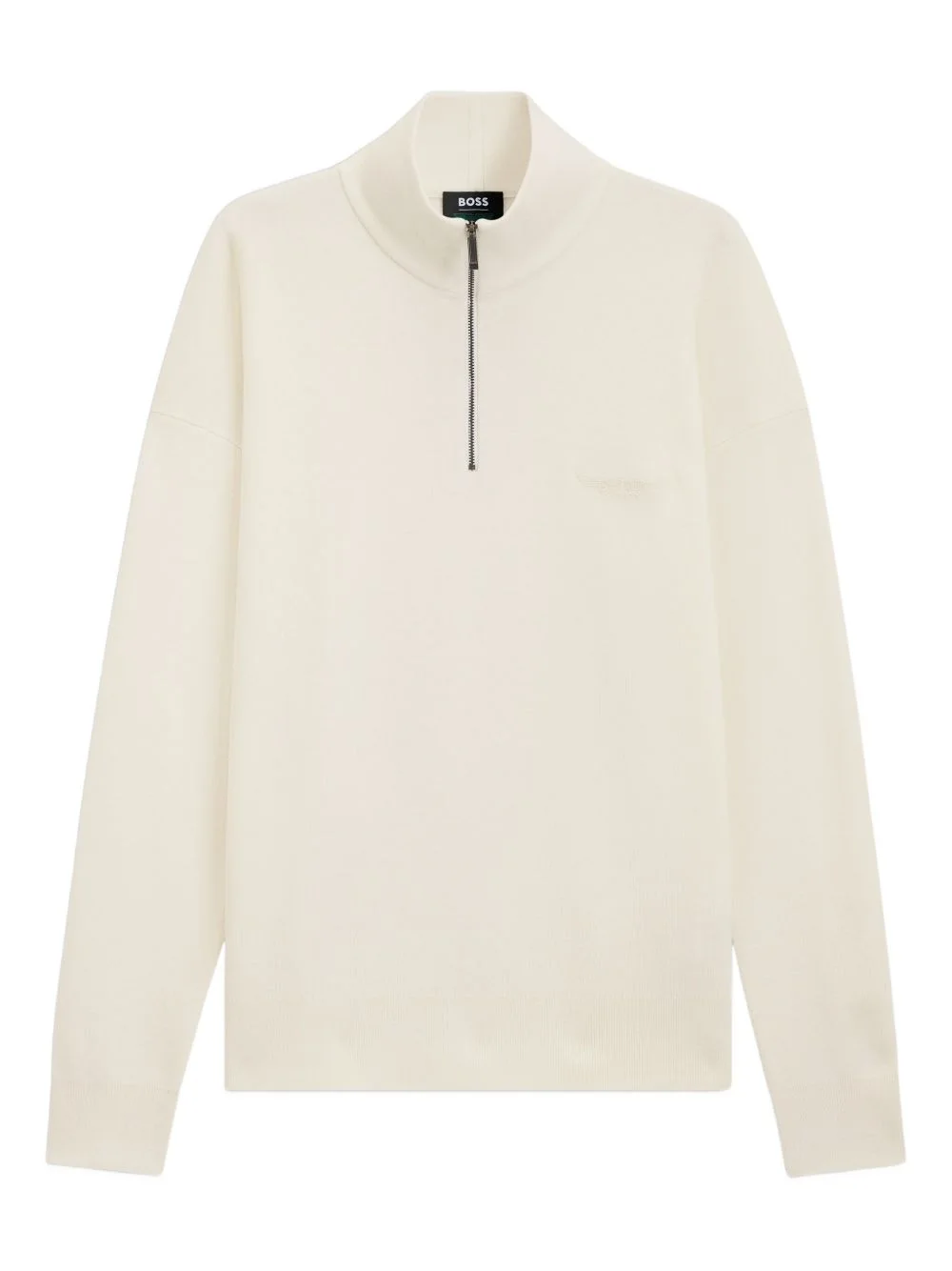 zip-neck sweater - 1