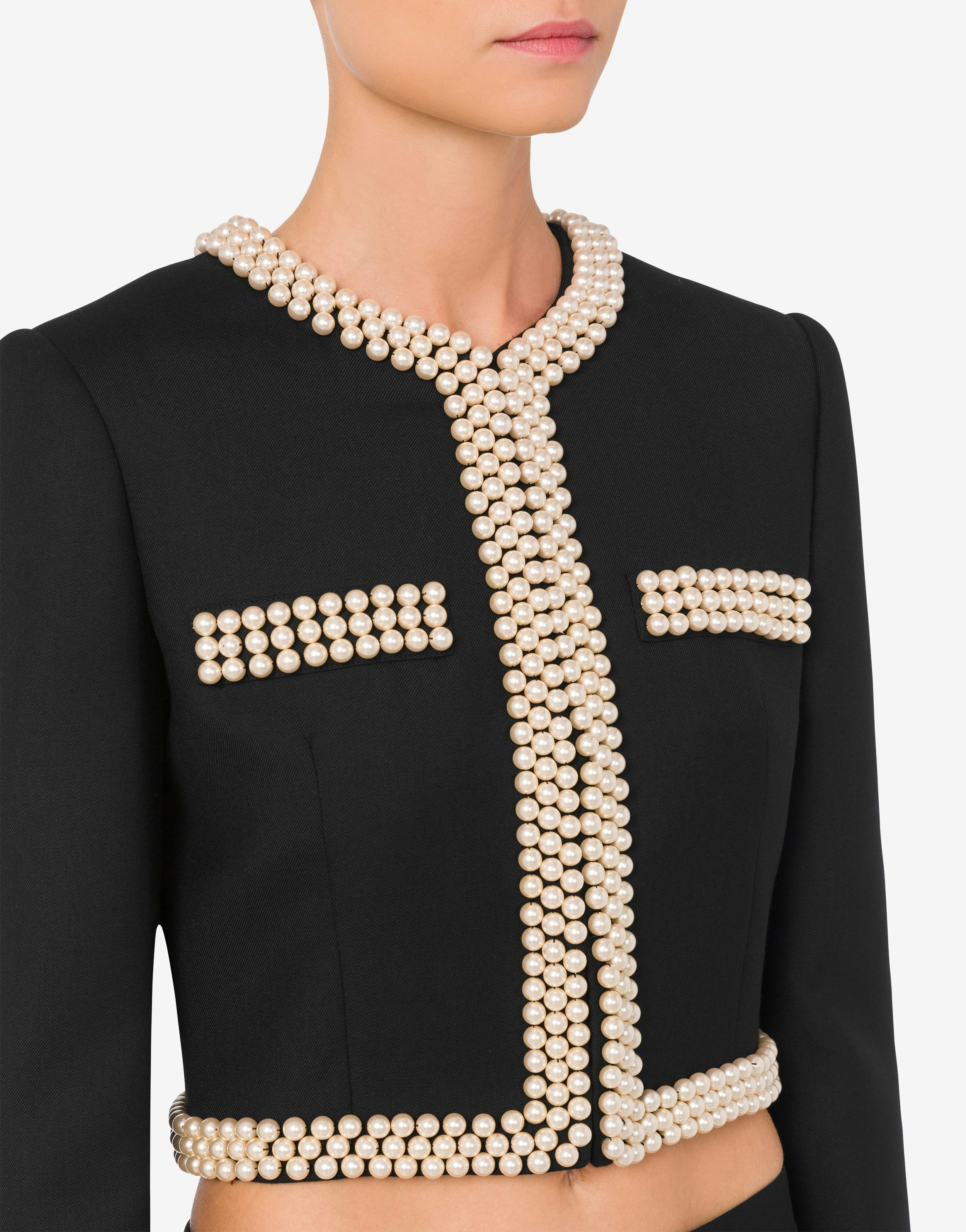 ARCHIVE CAPSULE JACKET WITH PEARLS - 4