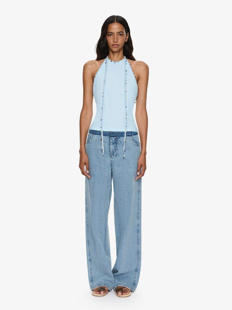 CHRISTOPHER ESBER Beach Quartz Halter Lycra Top outlook