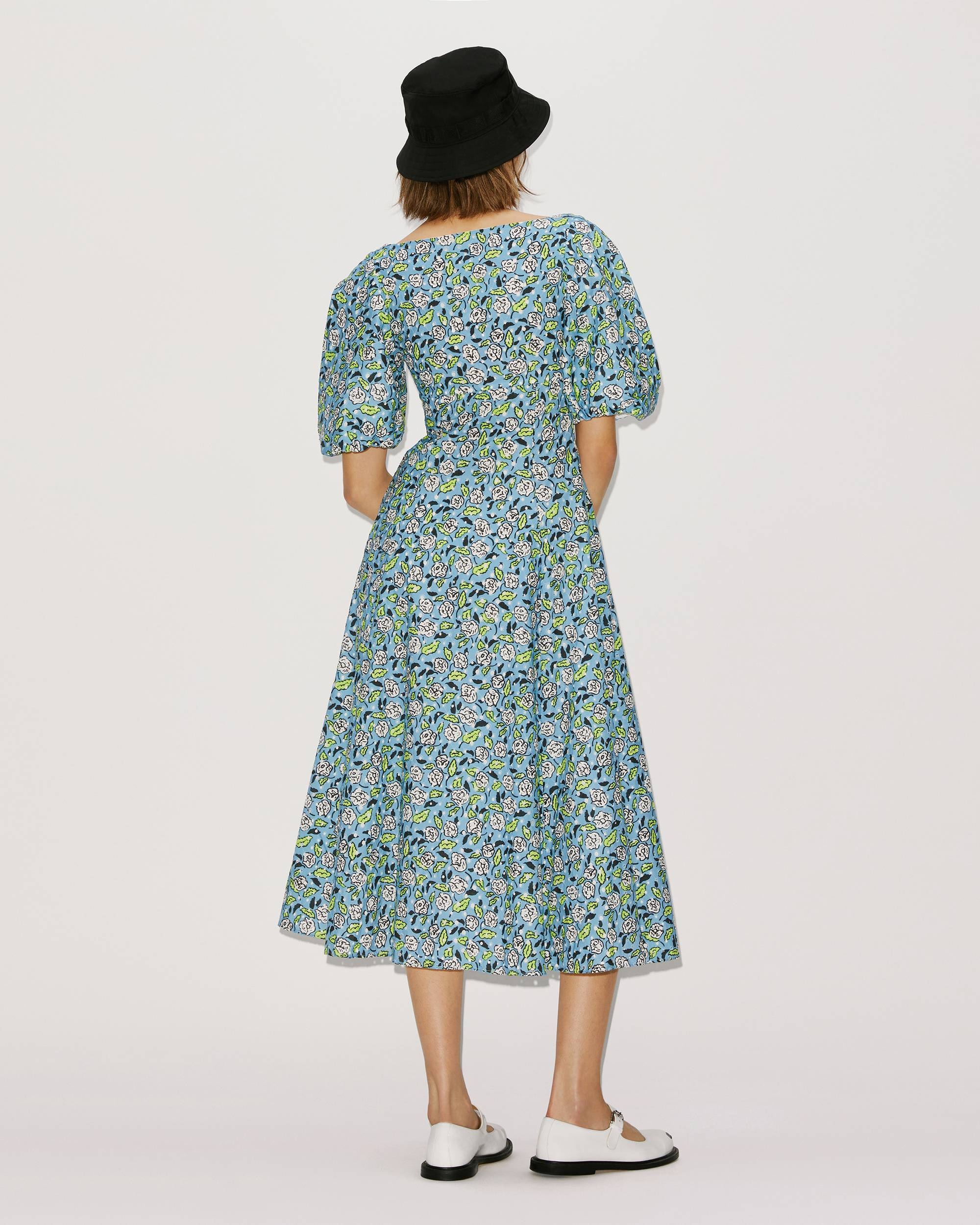 Broderie anglaise midi dress - 3