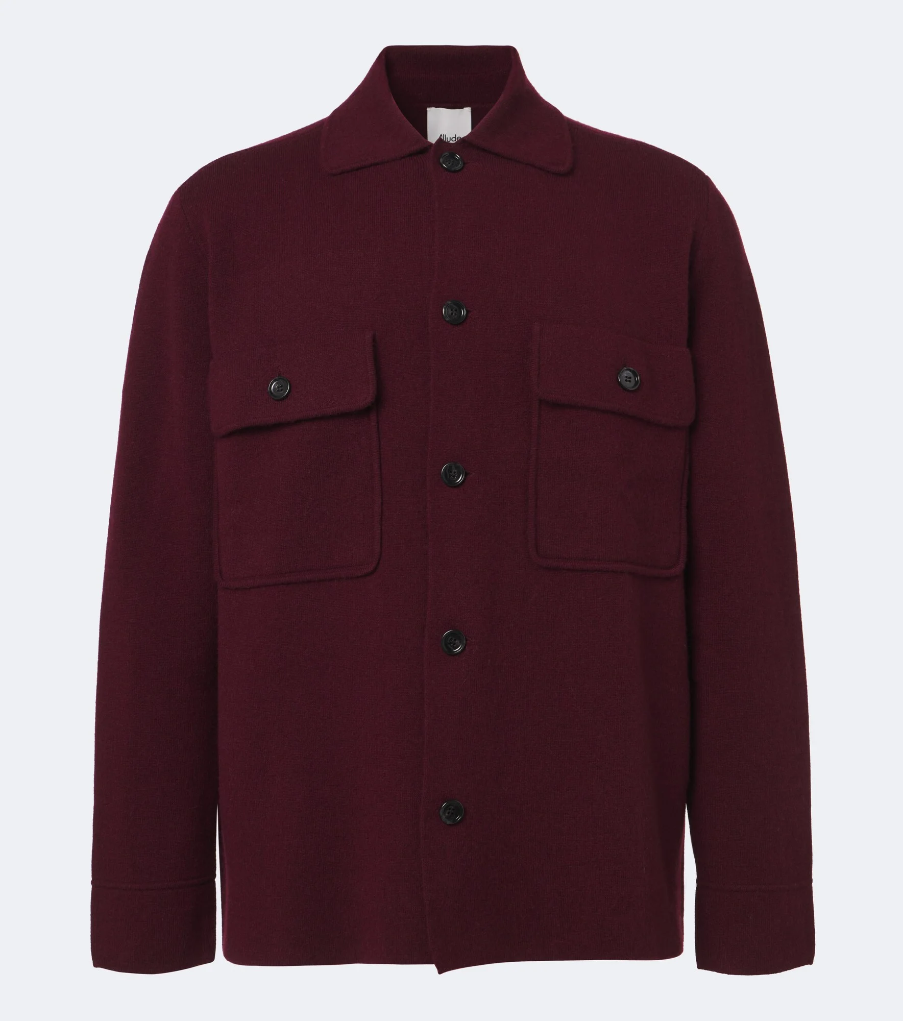 Knitted wool and cashmere cardigan - 1