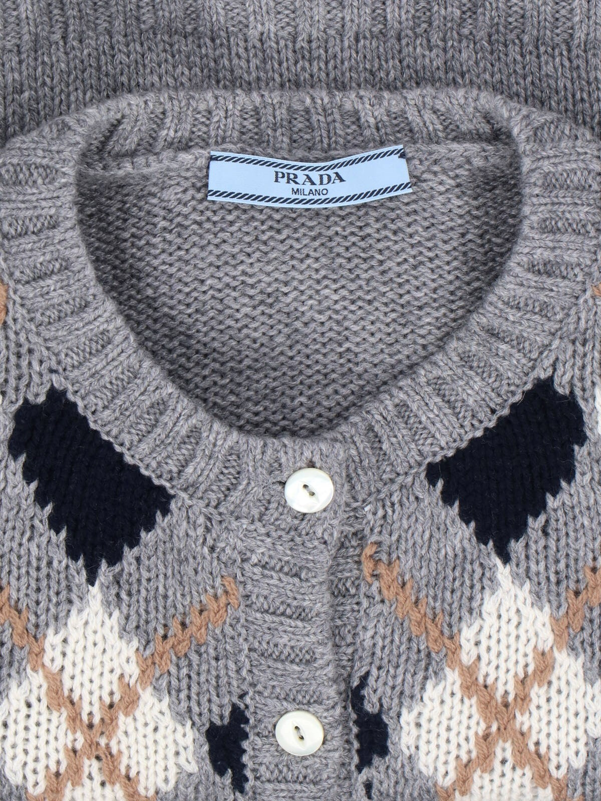 CASHMERE CROP CARDIGAN - 4