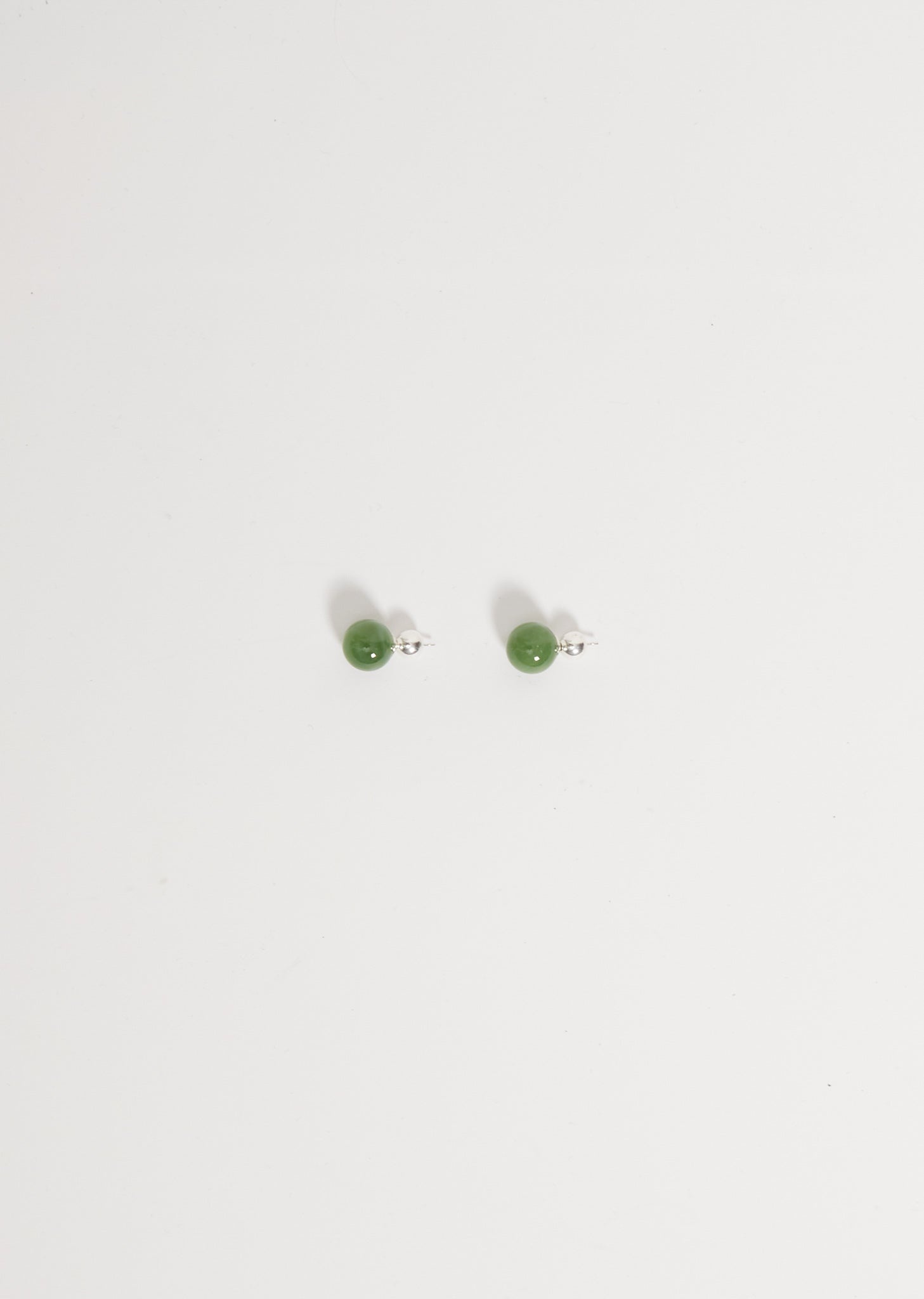 Boule Studs, Jade - 1