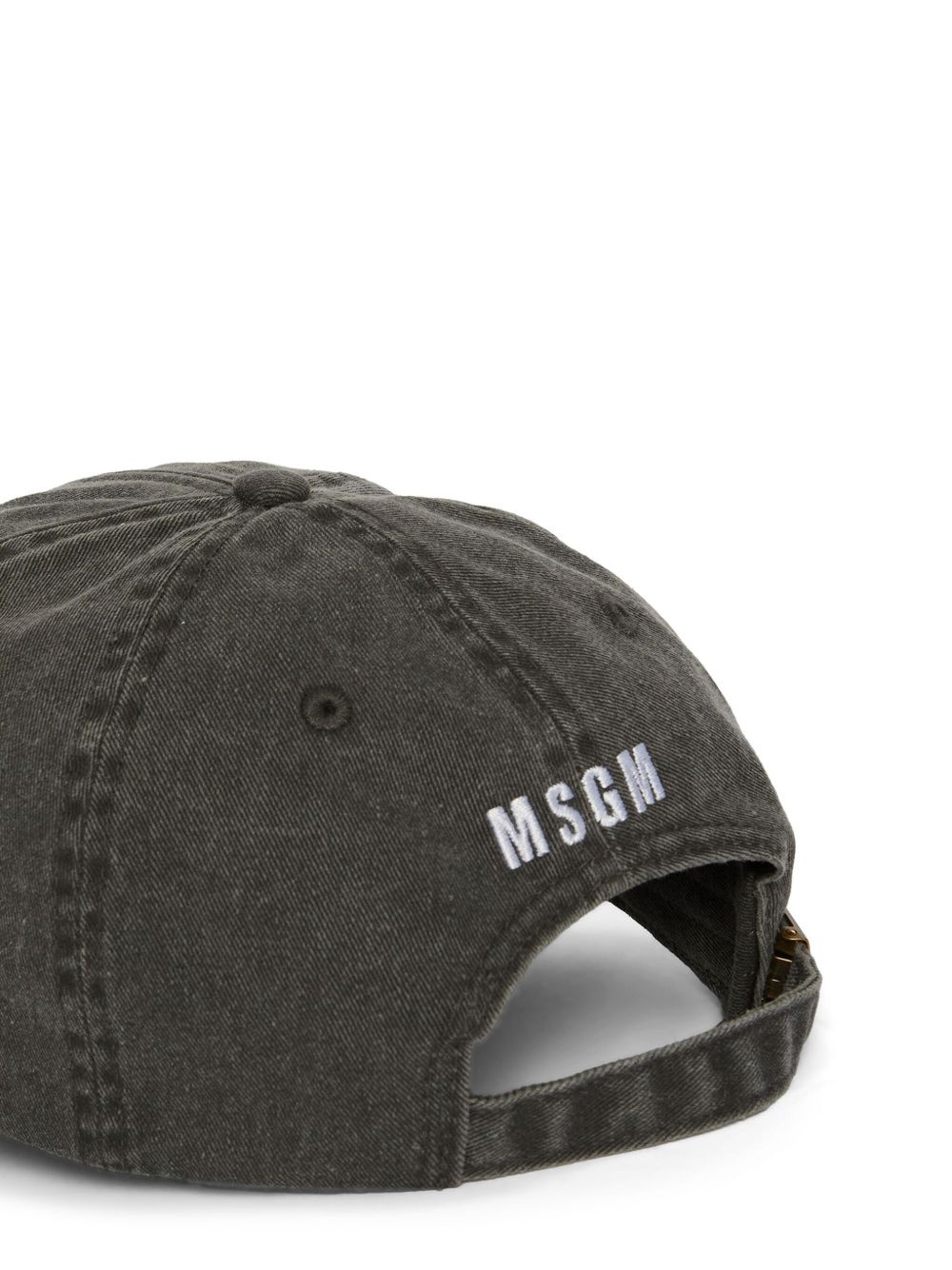 logo-embroidered cap - 2