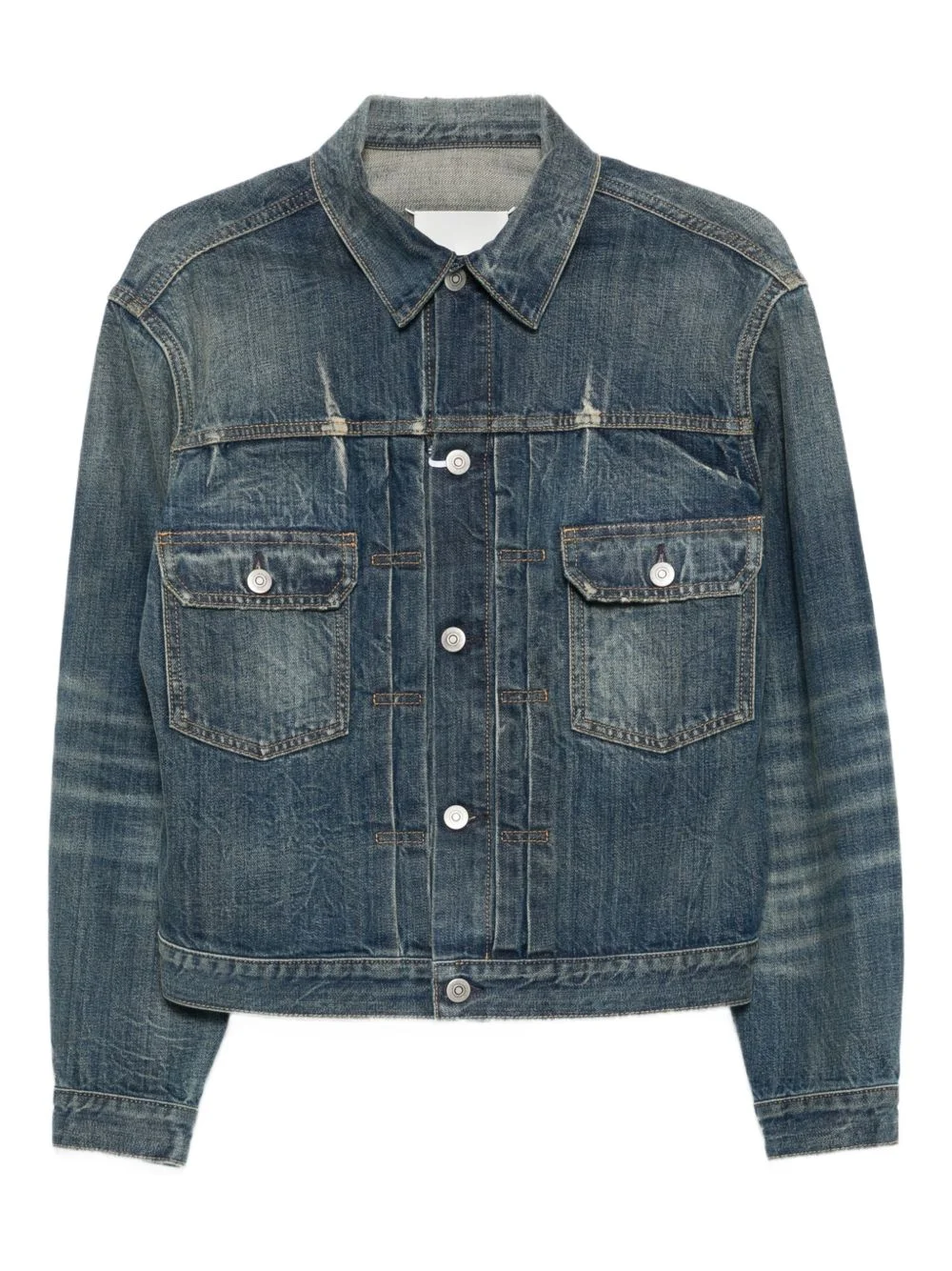 cotton denim jacket - 1