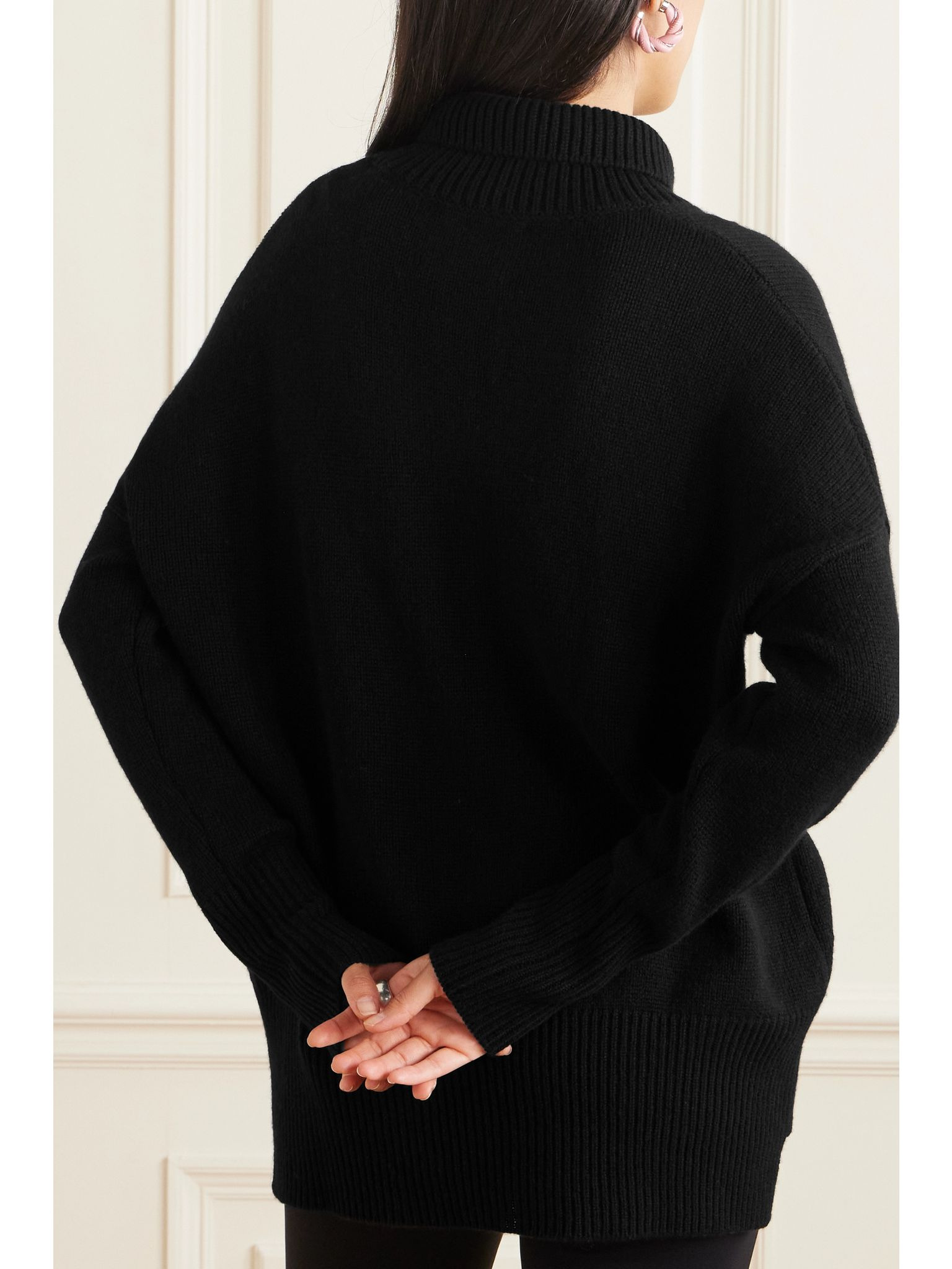 Heidi cashmere turtleneck sweater Black - 4