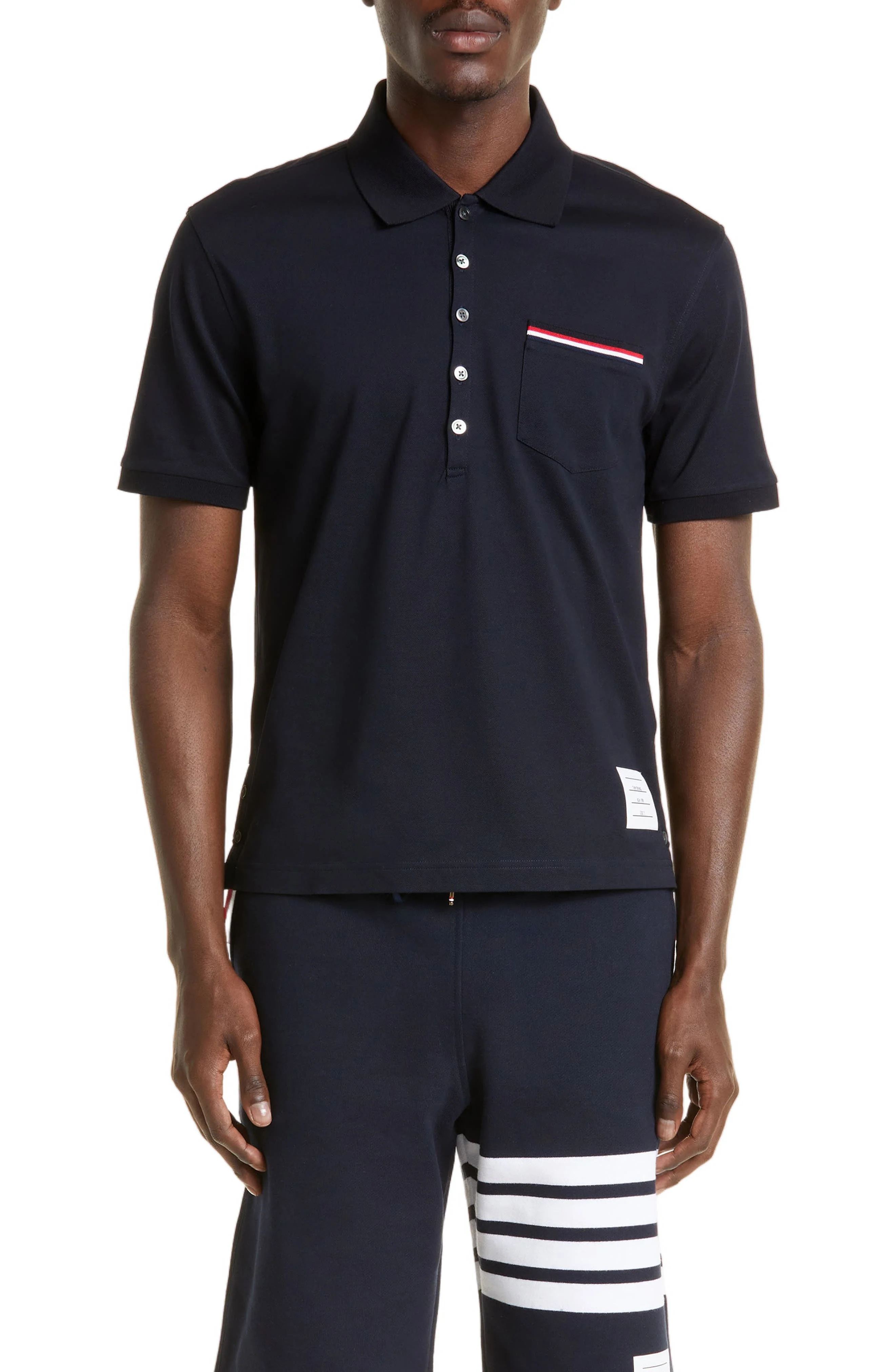 Thom Browne Pocket Polo in 415 - 1