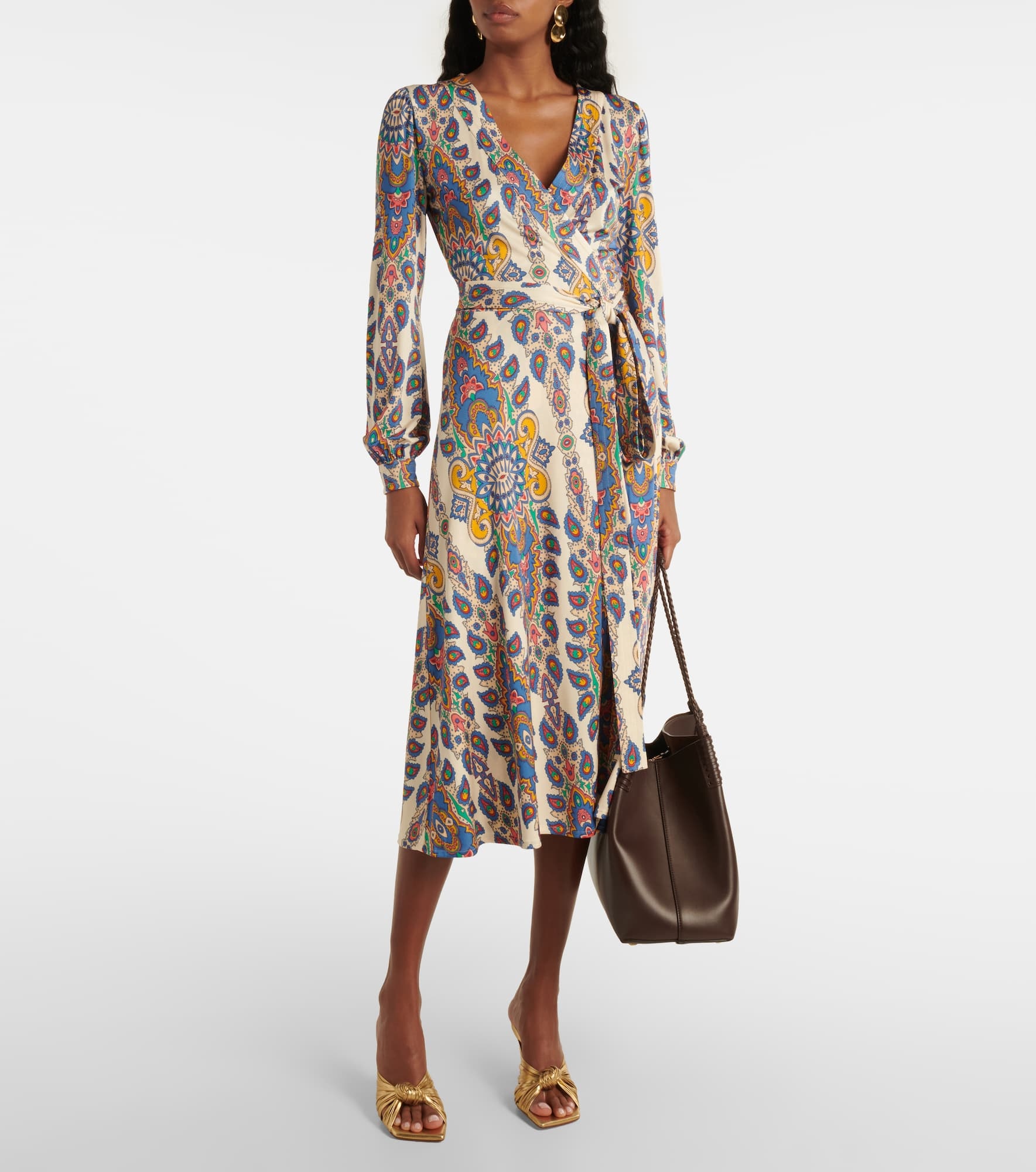 Printed midi dress - 2