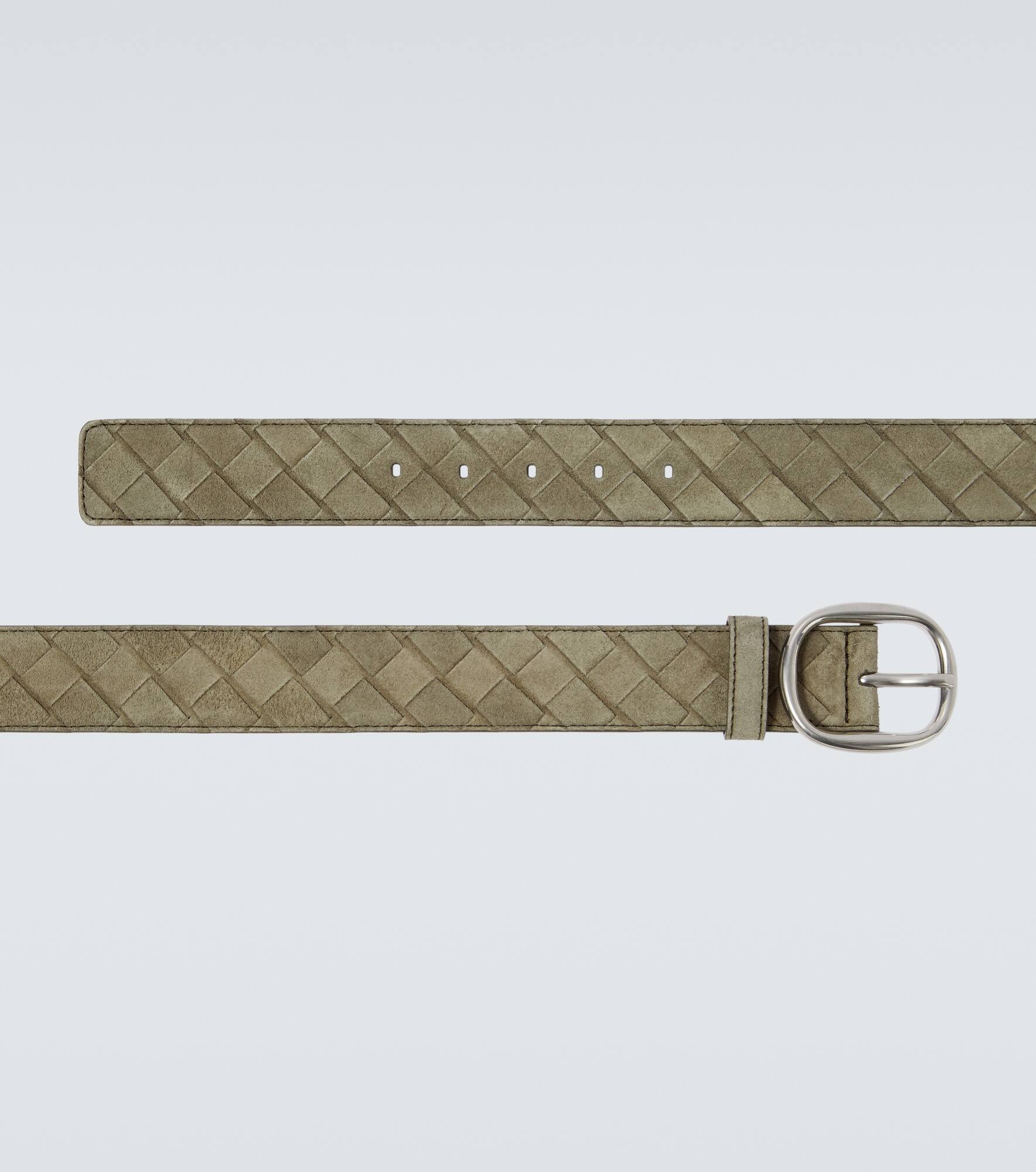 Intrecciato suede belt - 4