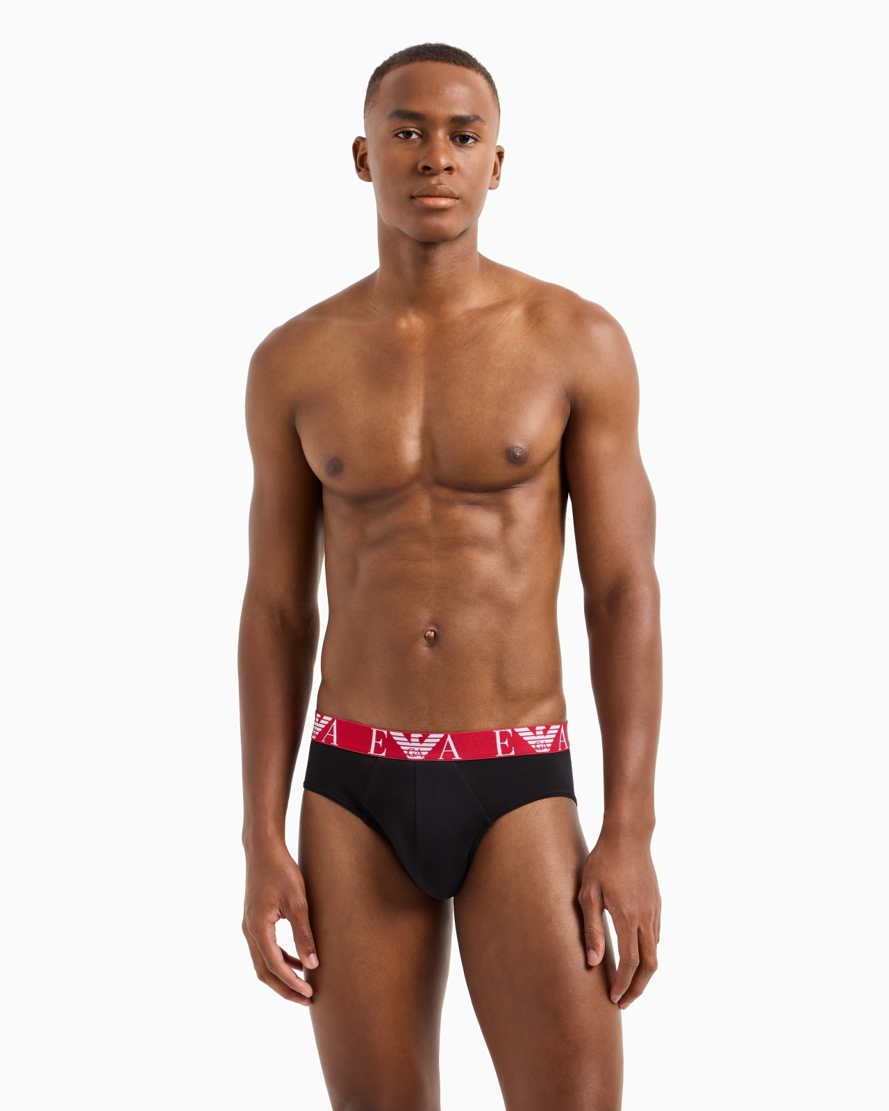 THREE-PACK OF BRIEFS WITH BOLD MONOGRAM LOGO - 2