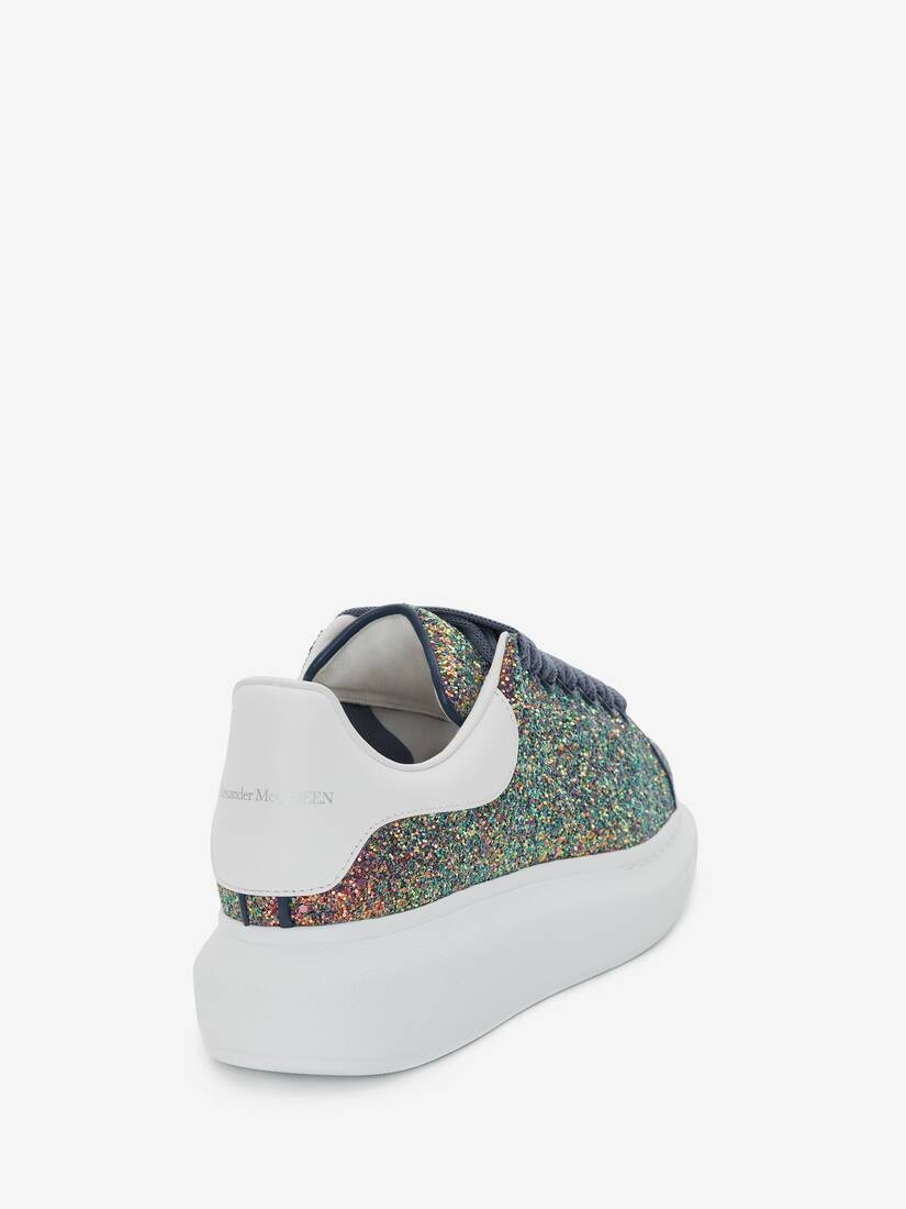 Oversized Sneaker in Petrol Blue - 3