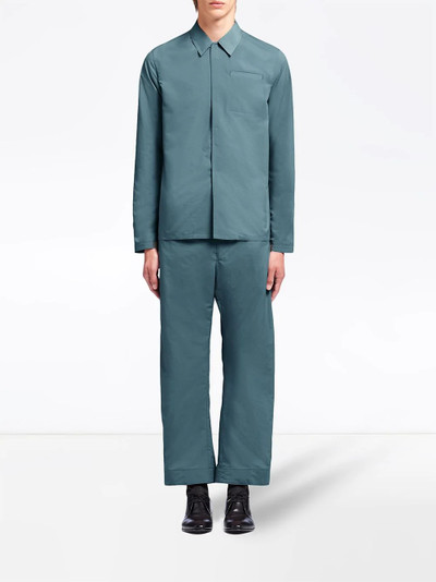 Prada concealed fastening shirt outlook