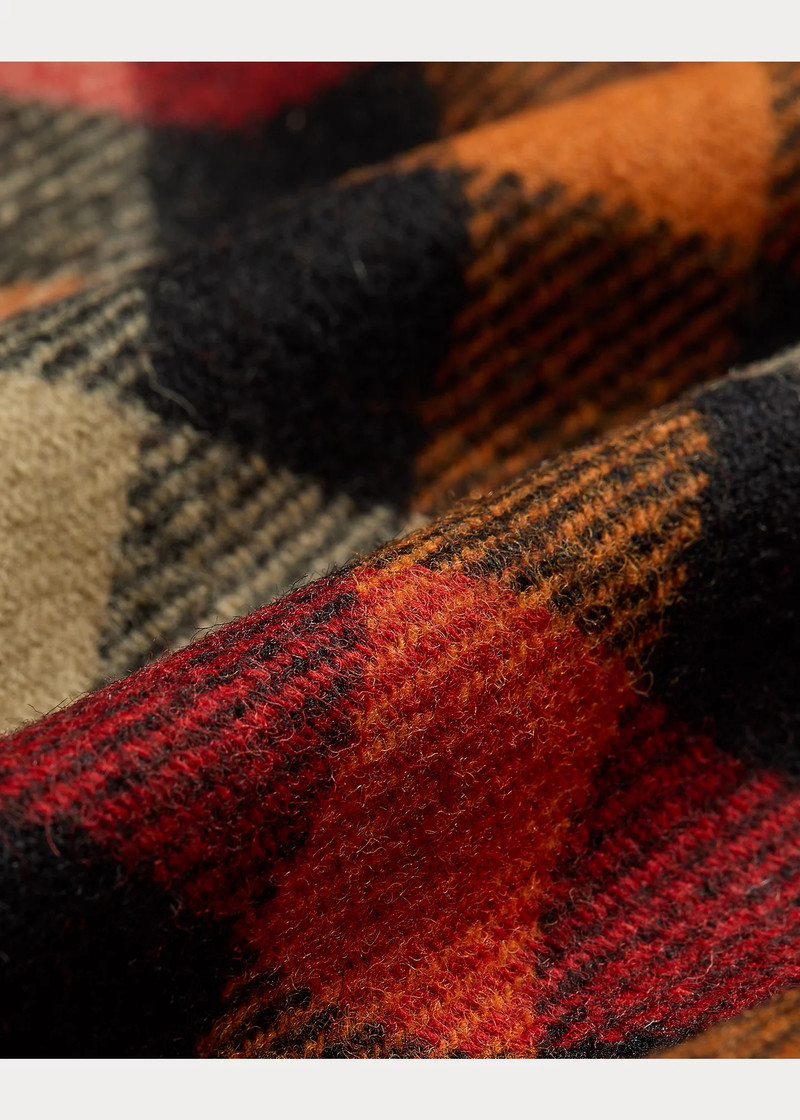 Checked Wool Overshirt 6