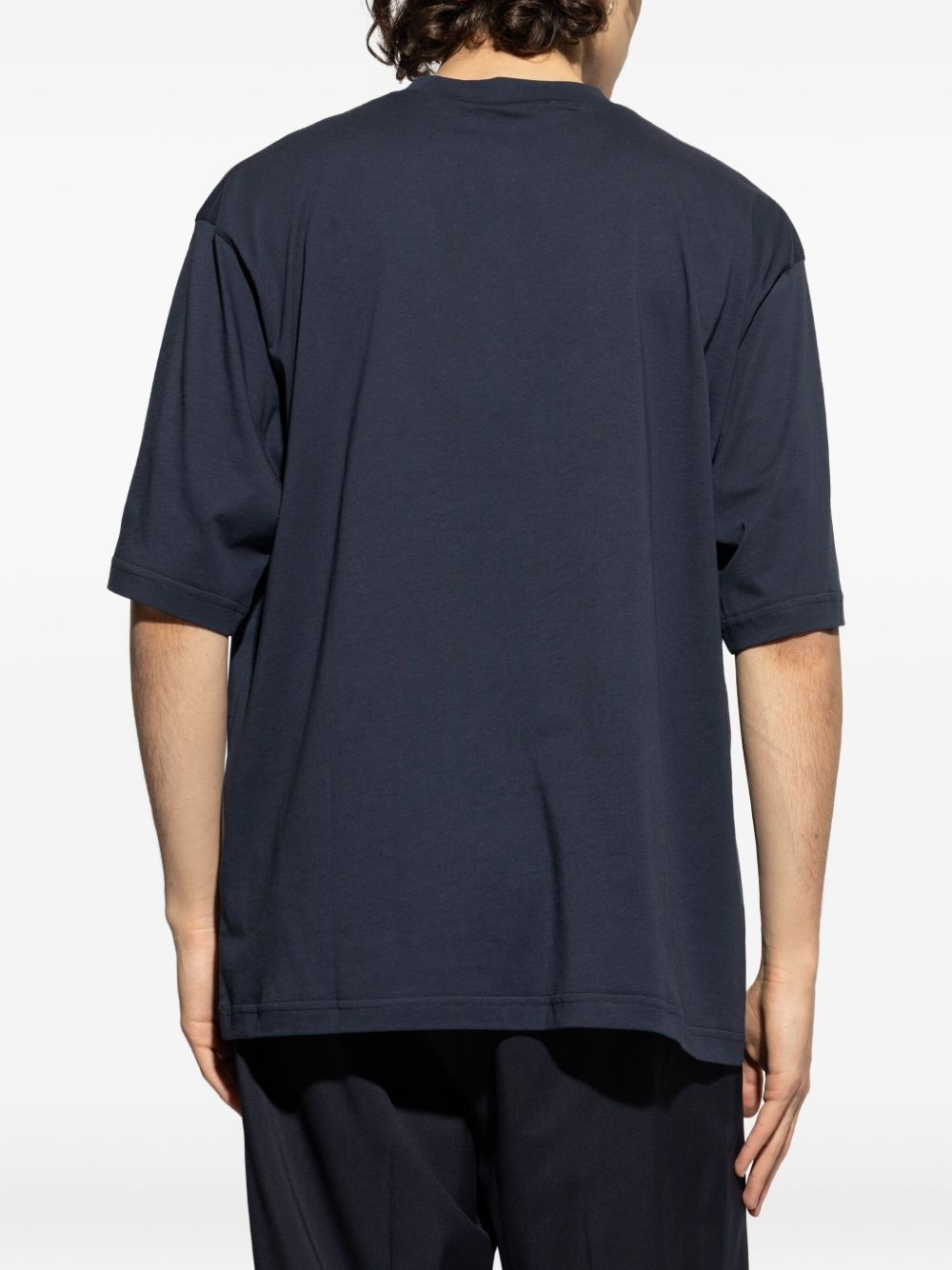 crew-neck logo T-shirt - 4