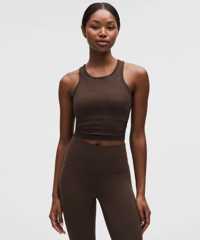 Ebb to Street Cropped Racerback Tank Top *Light Support, B/C Cup 1