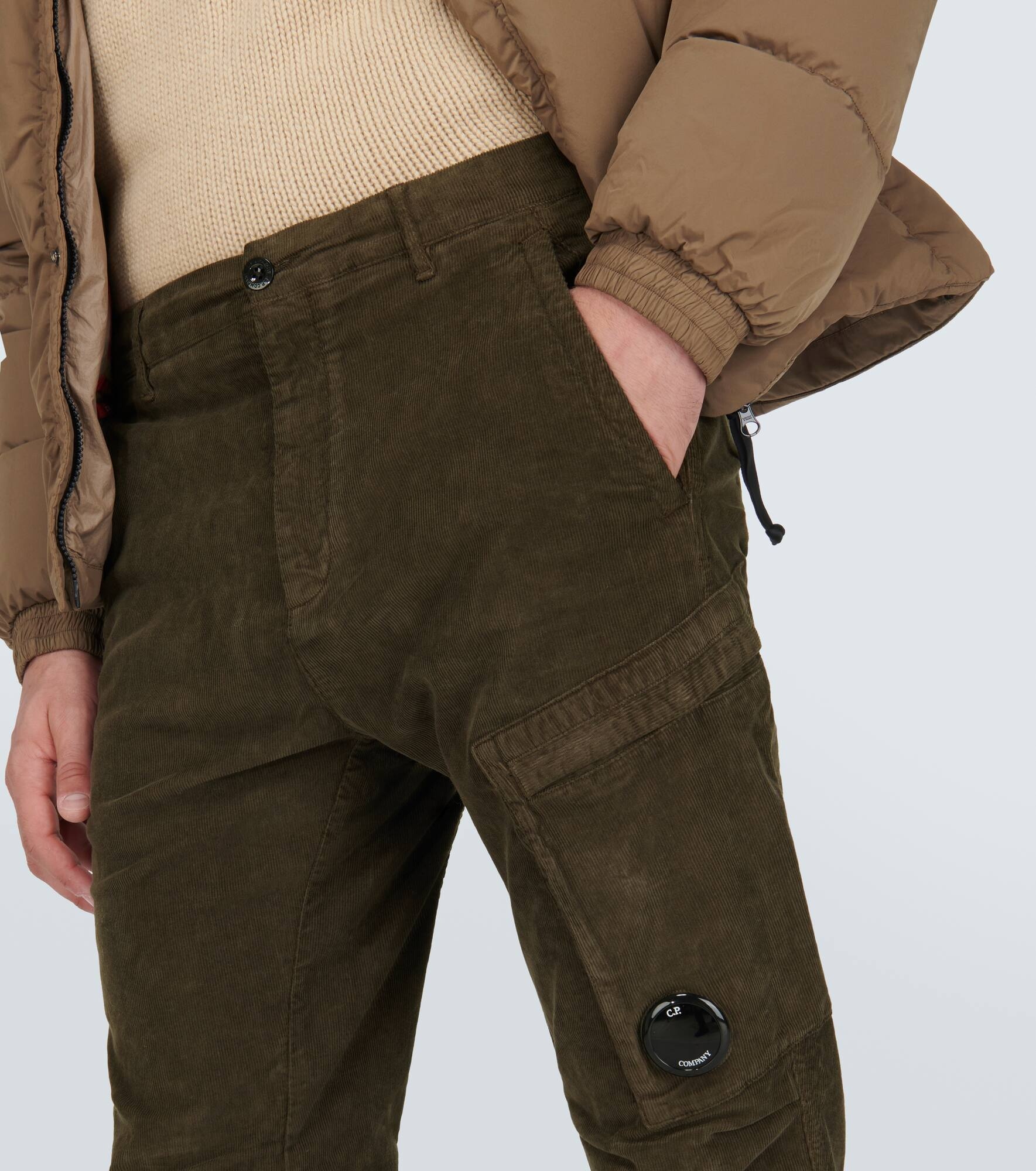 Corduroy straight pants - 5