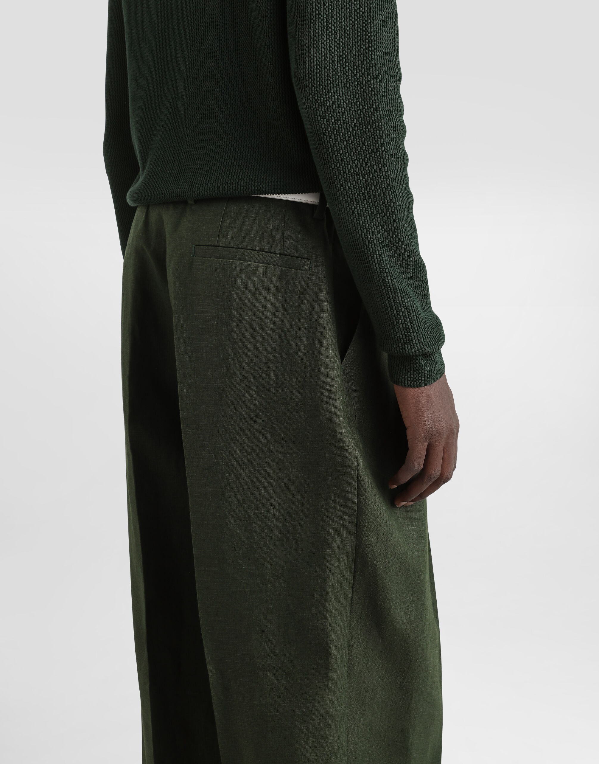 Linen fabric pants - 5