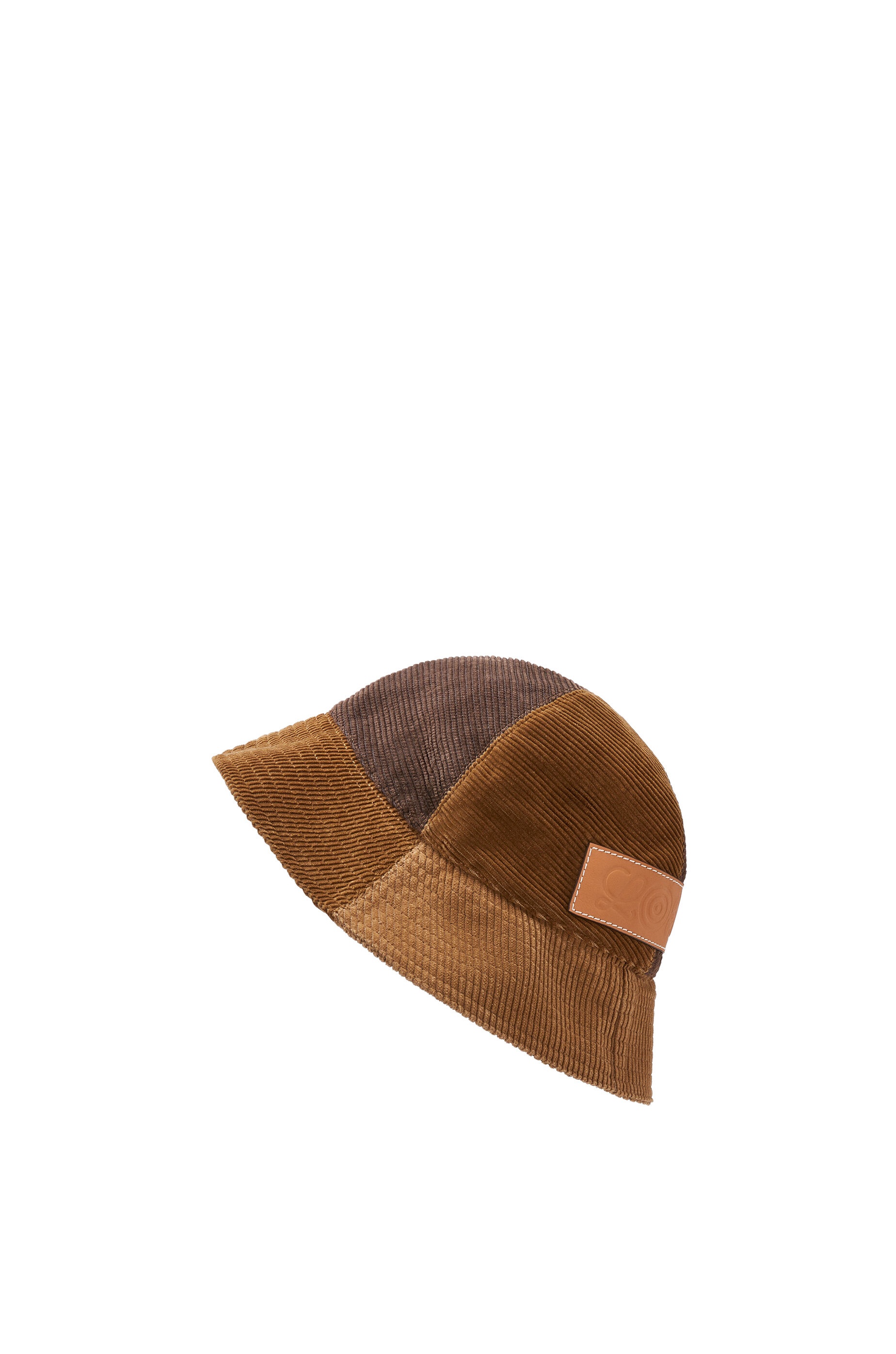 Bucket hat in upcycled corduroy - 4