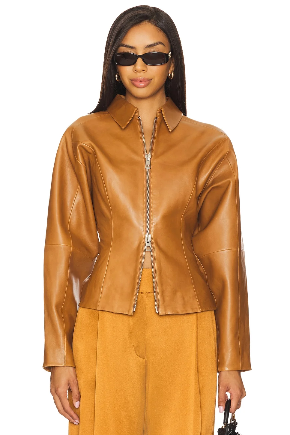 Fitted Leather Jacket - 1