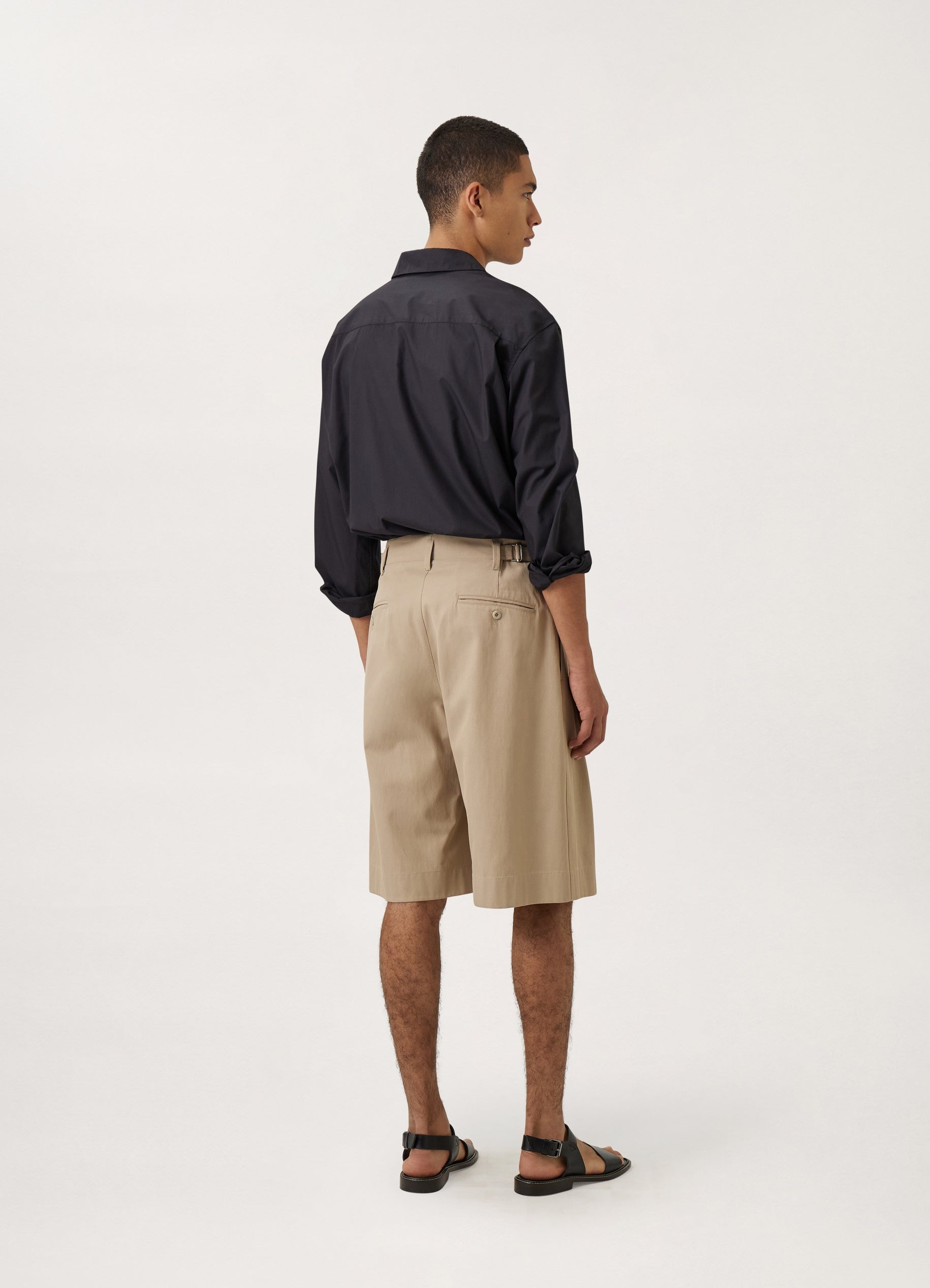 PLEATED BERMUDA SHORTS
VISCOSE COTTON - 4