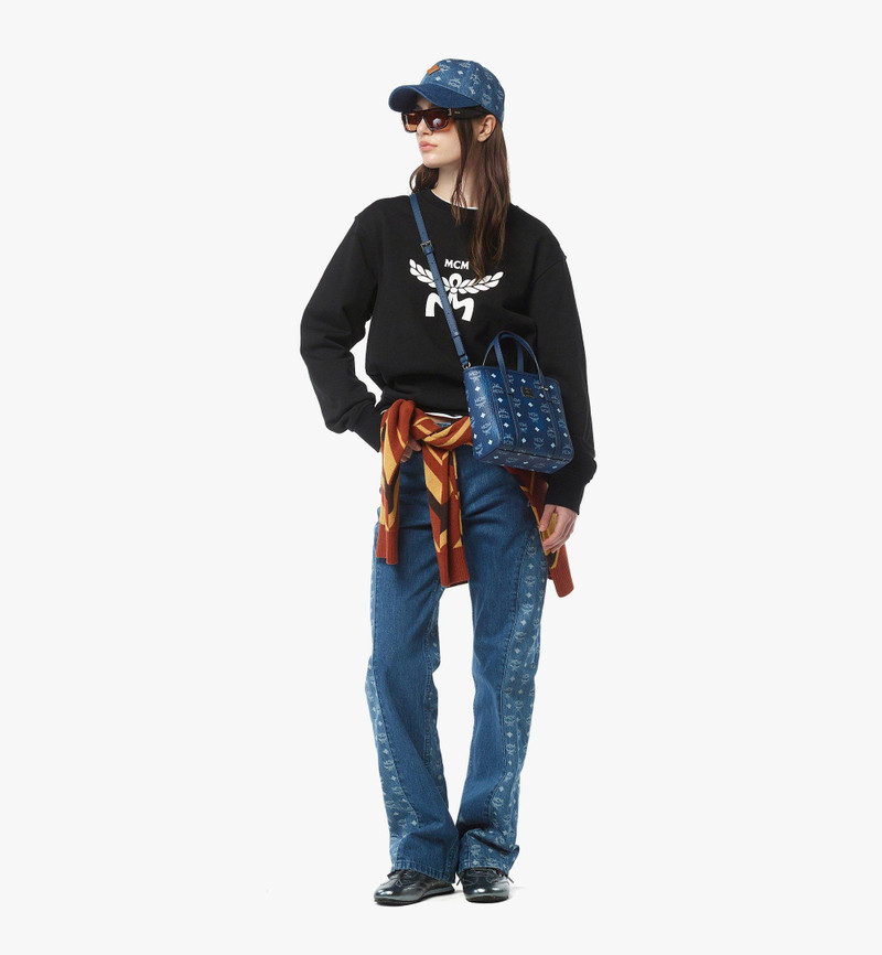 MCM Toni Top-Zip Shopper in Visetos outlook