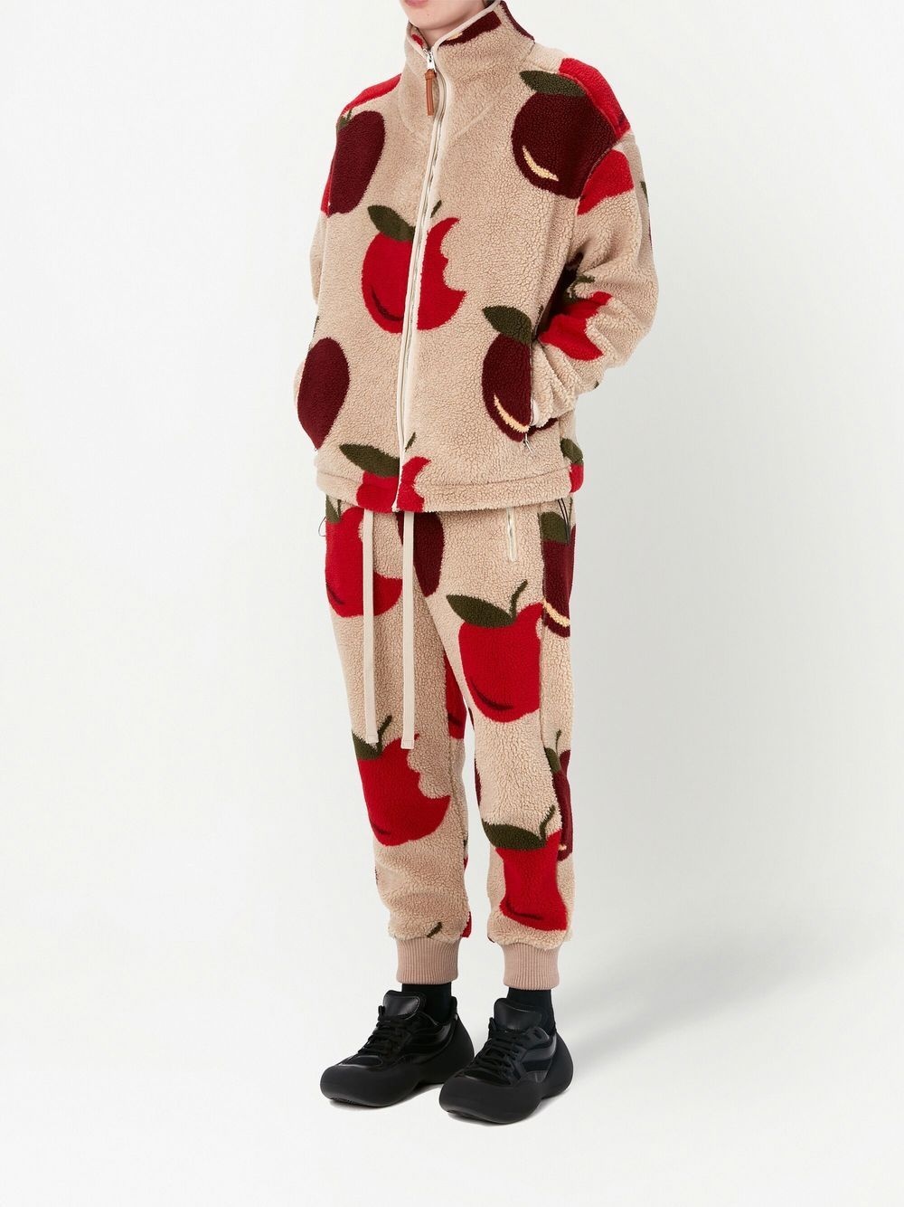 graphic-print tapered-leg track pants - 2