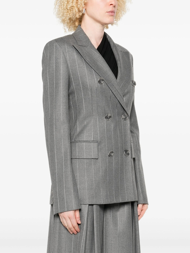 The Andamane Pinstripe Double-breasted Blazer 4
