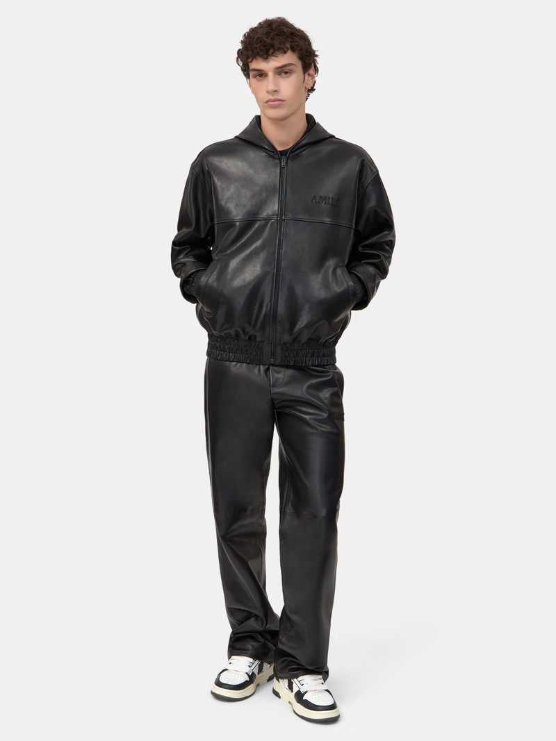 AMIRI LEATHER TRACK PANT outlook