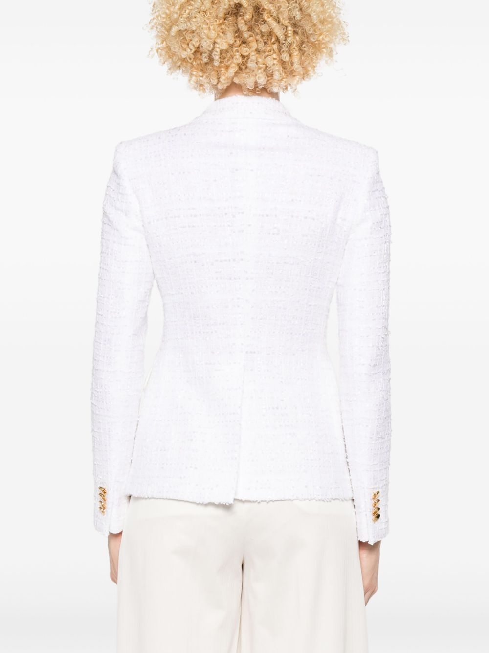 TAGLIATORE - Tagliatore Women Cotton Single-Breasted Jacket - 5