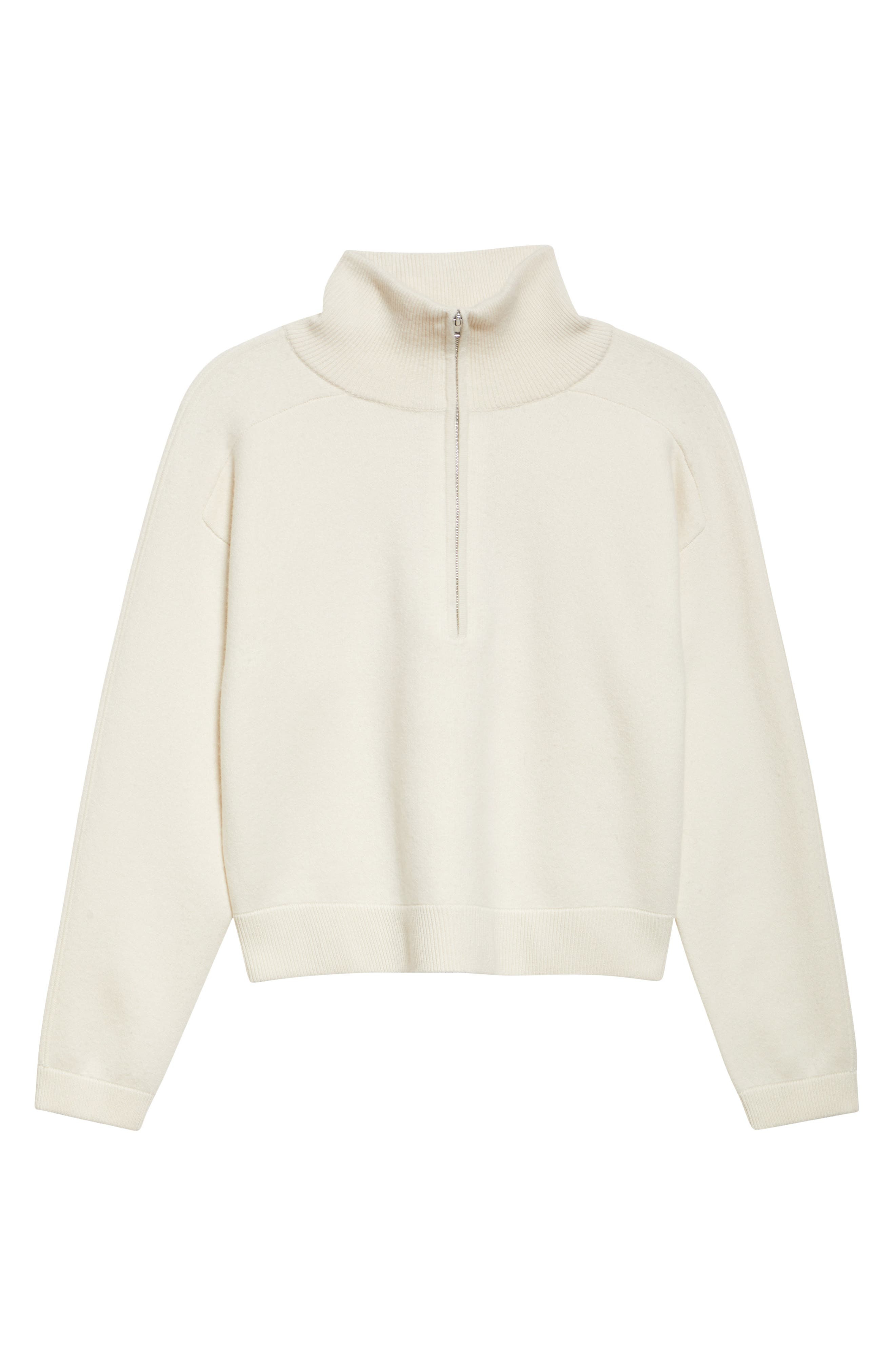 LOULOU DE SAISON Silva Wool & Cashmere Cable Knit Sweater in Ivory at Nordstrom - 6