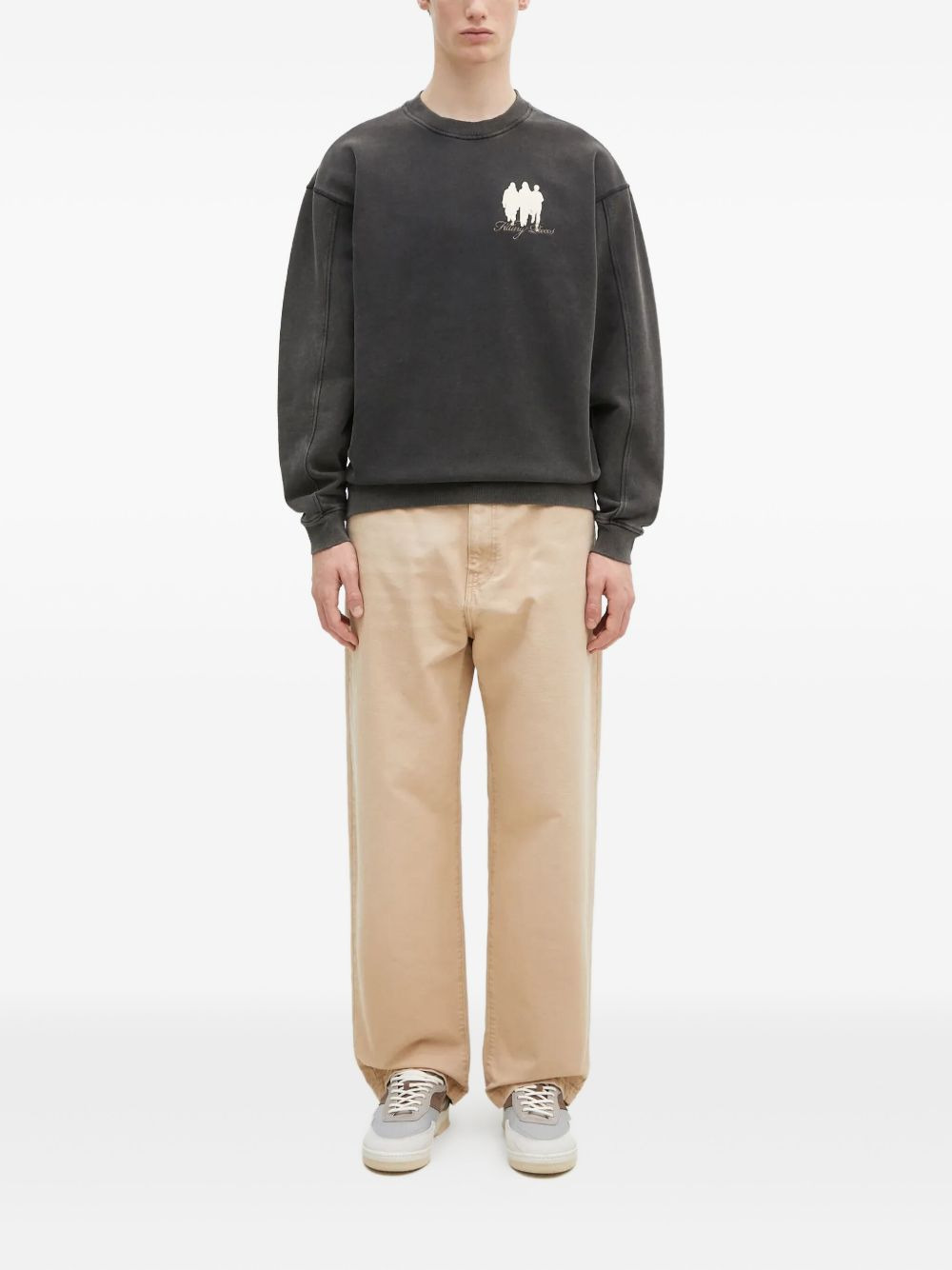 crew-neck graphic sweatshirt - 2
