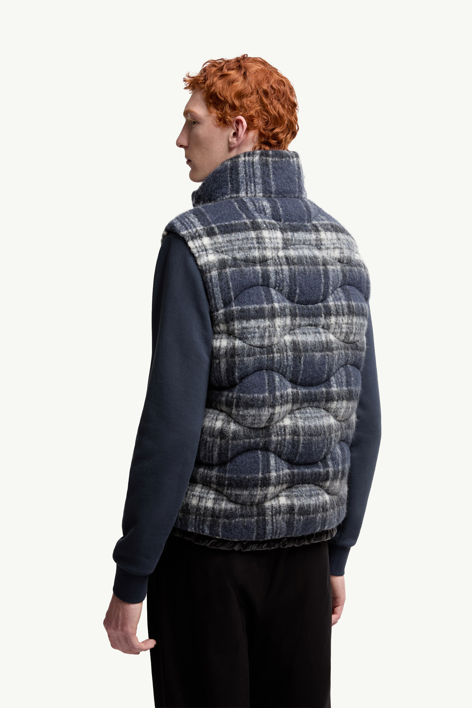 Sfakia Geometric-Quilted Wool Down Vest - 5