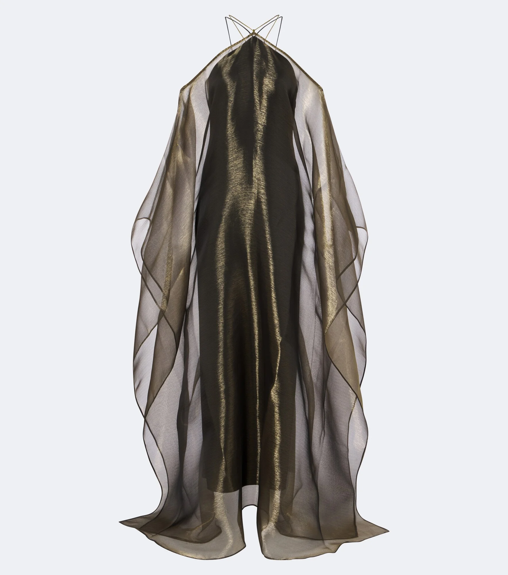 Sza Sza draped organza kaftan - 1